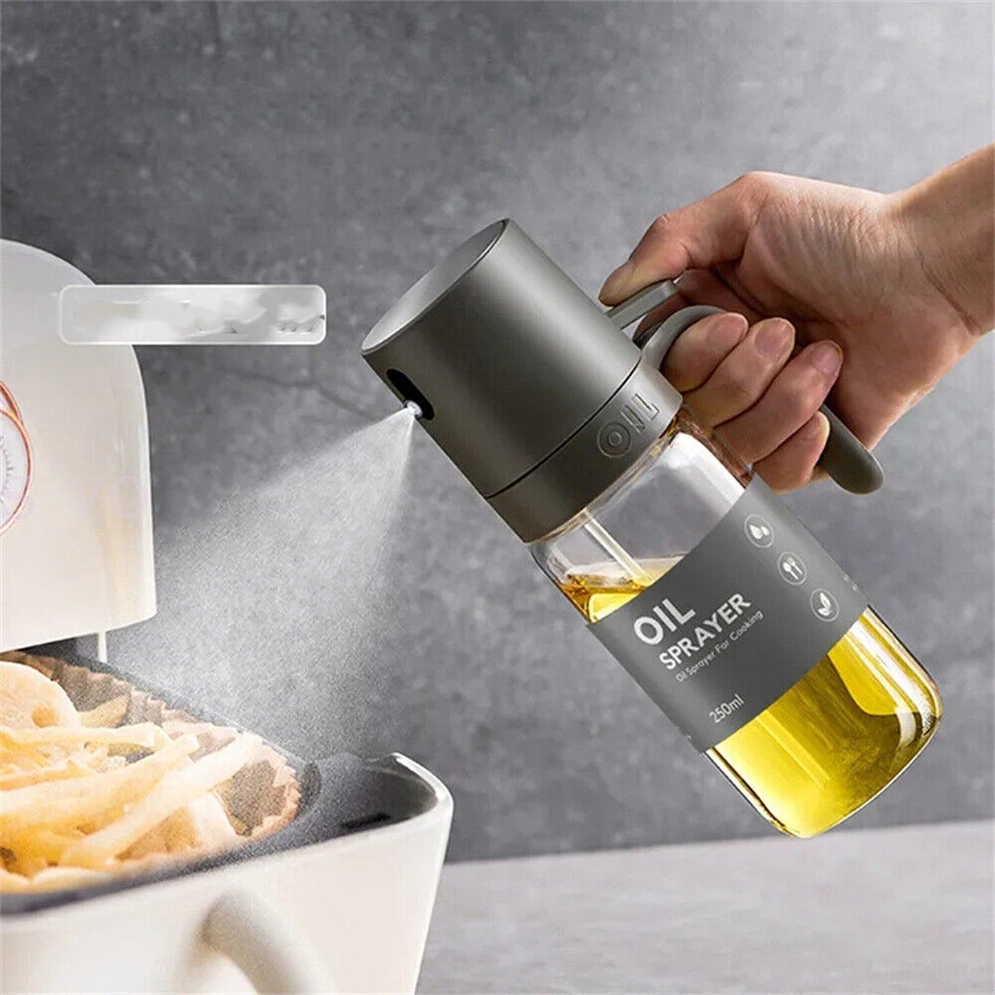 Olive Oil Sprayer for Healthy Cooking Baking BBQ Refillable Spray Bottle