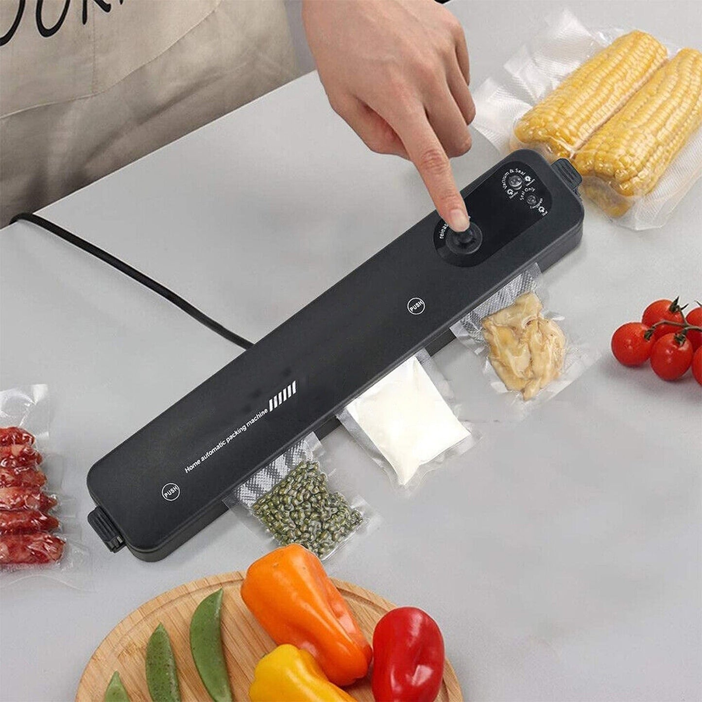 Kitchen Vacuum Sealer Machine Food Storage Packaging with 10 Bags