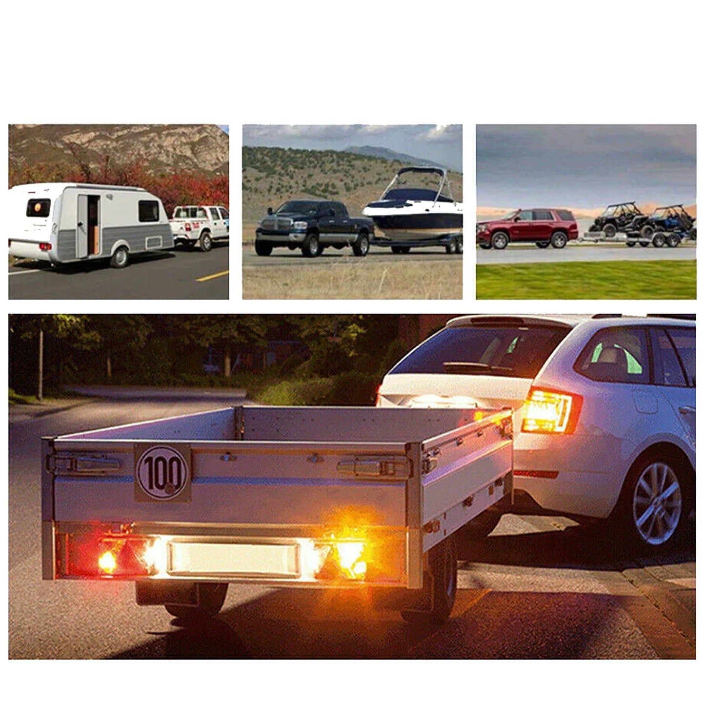 Trailer Adapter Plug Female 7 Pin To Male Flat Caravan Boat