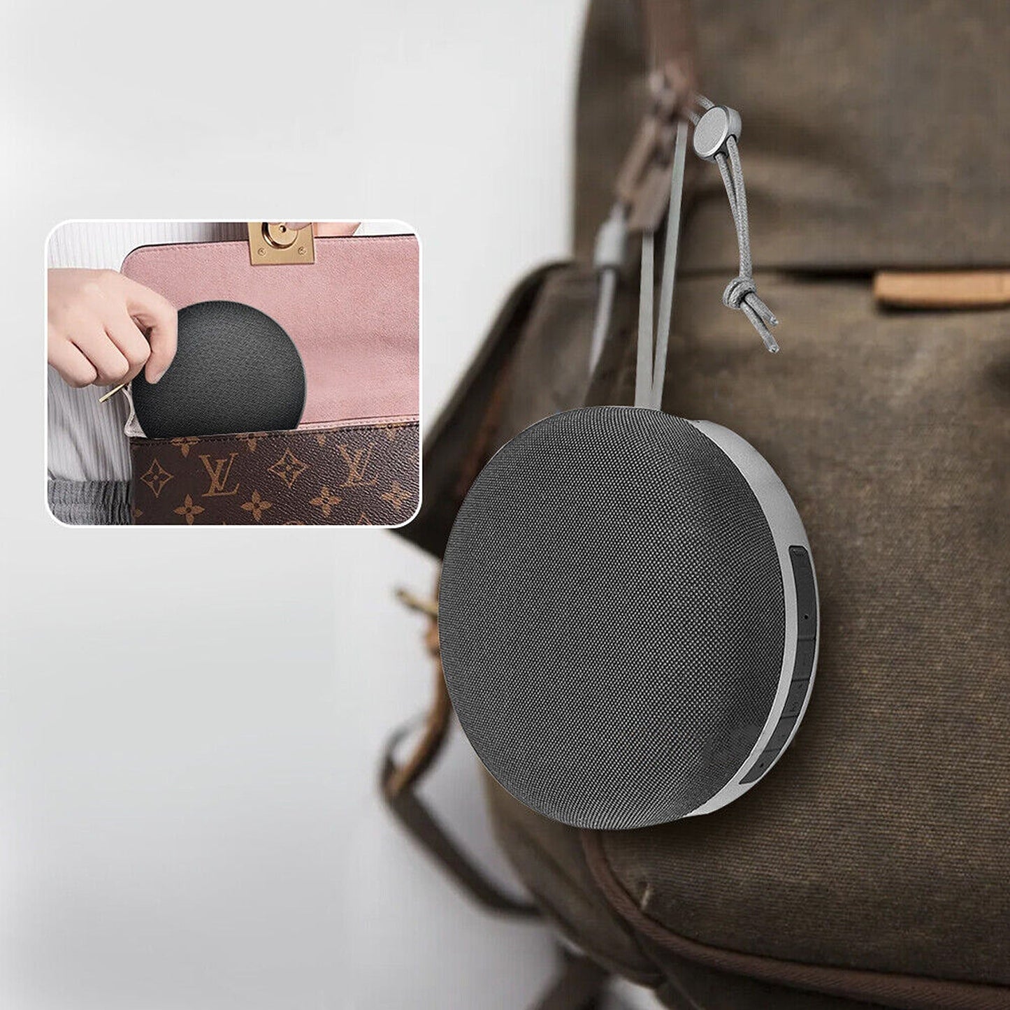 Portable Wireless Bluetooth Speaker with TWS and Handsfree Mic