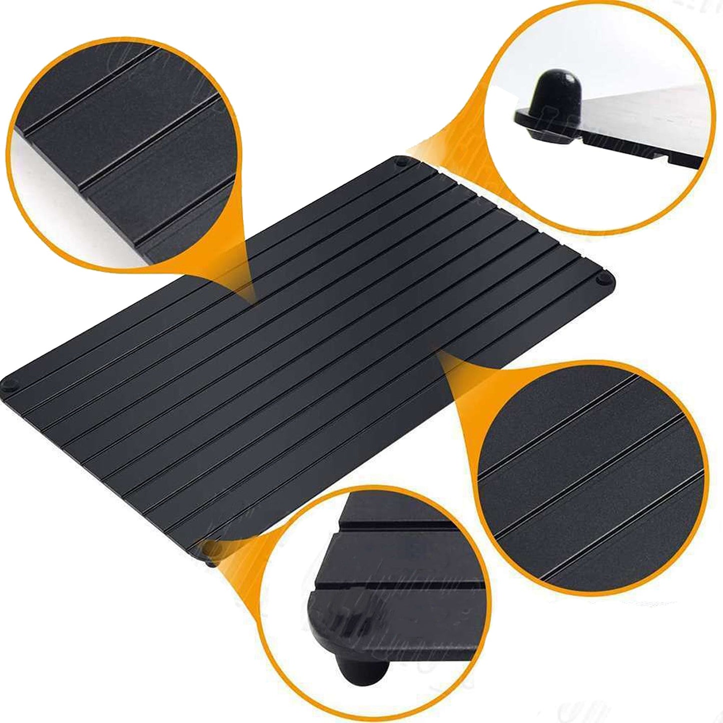 Metal Thawing Plate for Fast Defrosting of Frozen Foods Magic Kitchen Tray