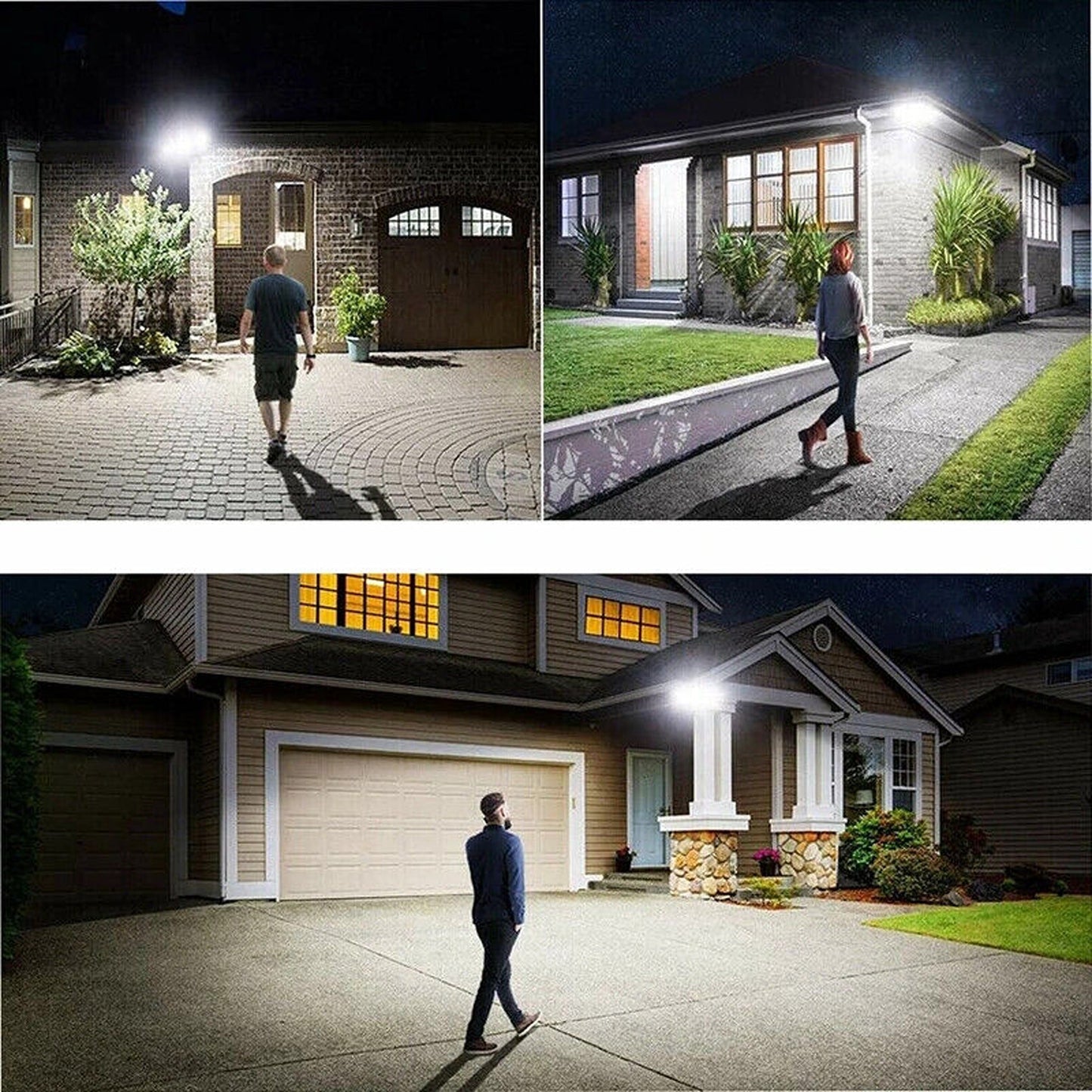 Outdoor Security Twin Spot Flood Light with Motion Sensor 26W Led