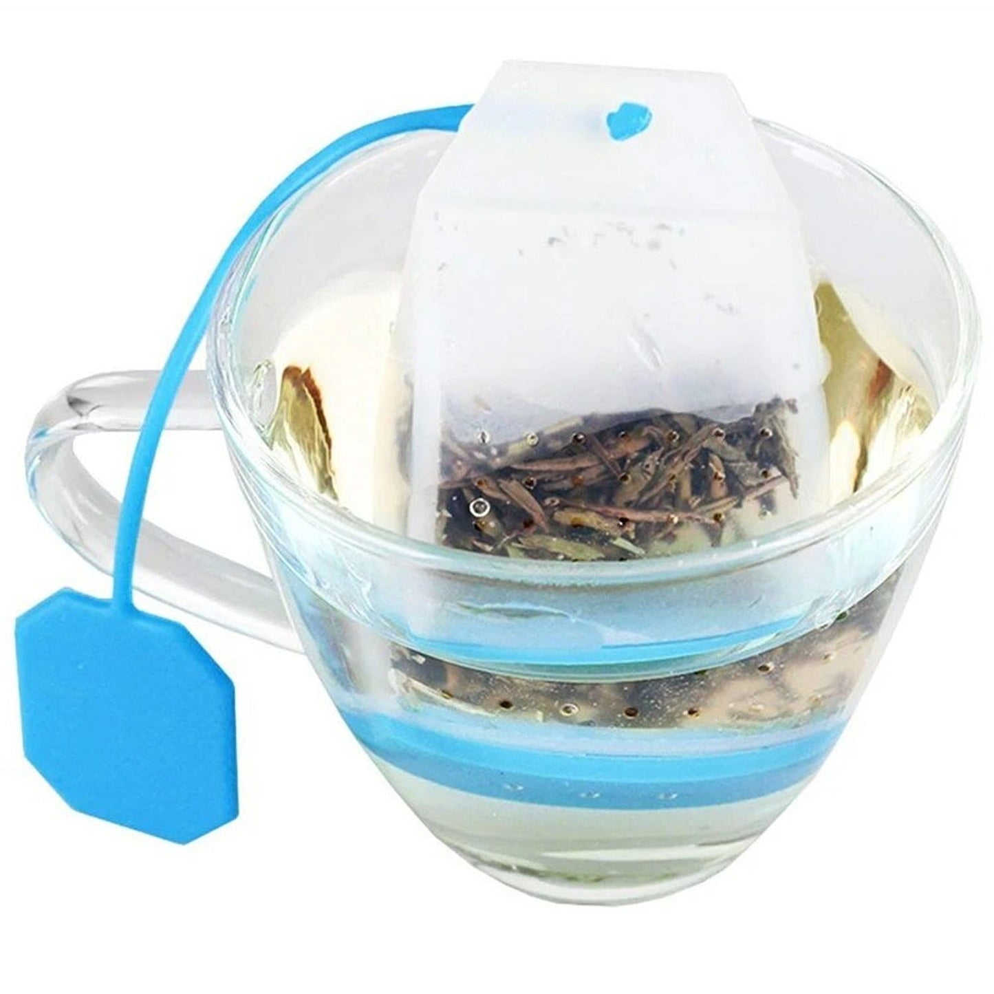 Herbal Silicone Leaf Tea Infuser Reusable Strainer Bag Shaped