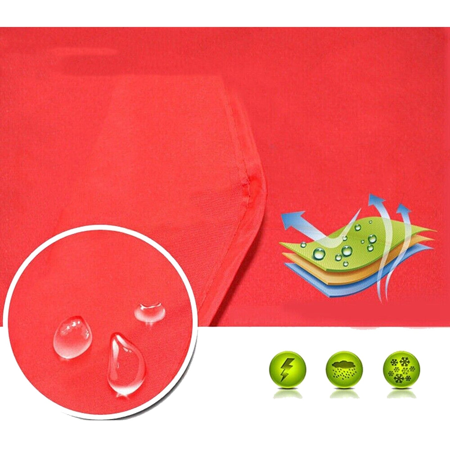 Waterproof Oxford Replacement Gazebo Top 2.9m Sun Proof