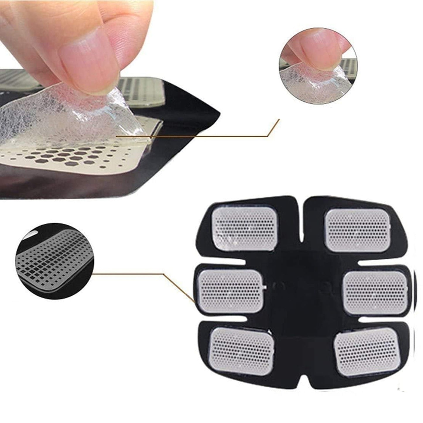Full Body EMS Muscle Stimulator ABS Ultimate Hip Trainer Gear