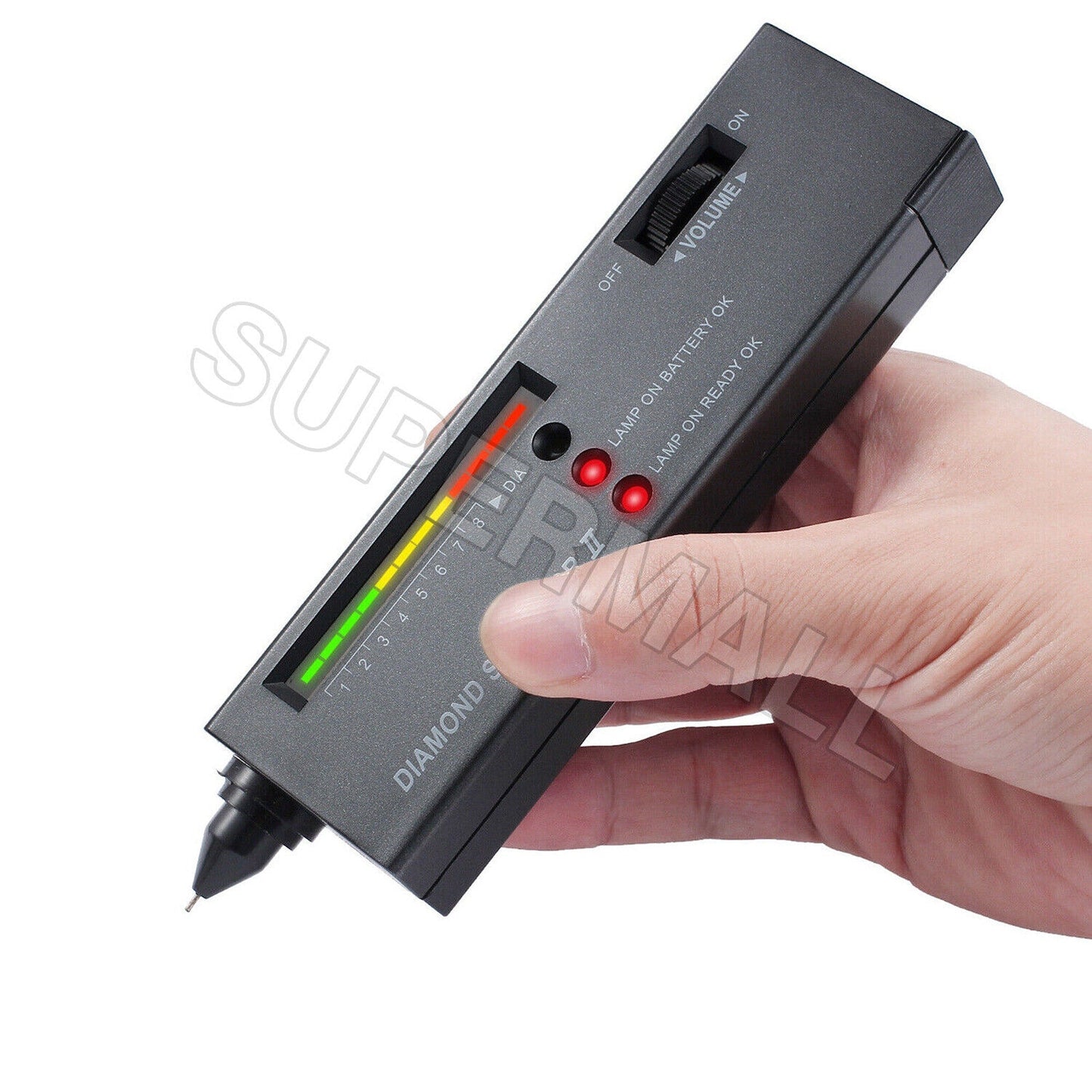 Gemstone Diamond Tester Selector with LED Indicator and Audio Feedback