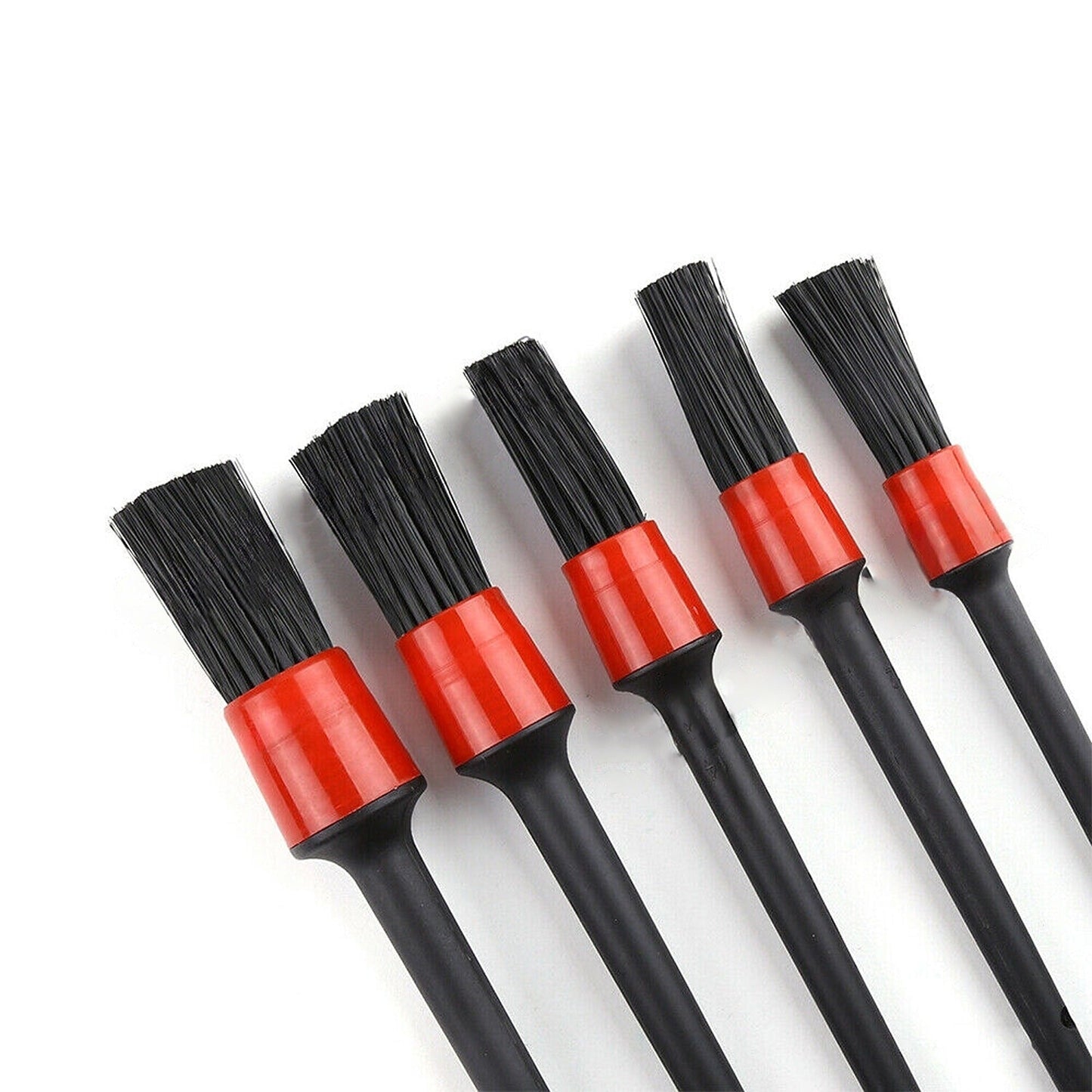 5pcs Car Detailing Brushes for Cleaning Dashboard Wheels and Tires