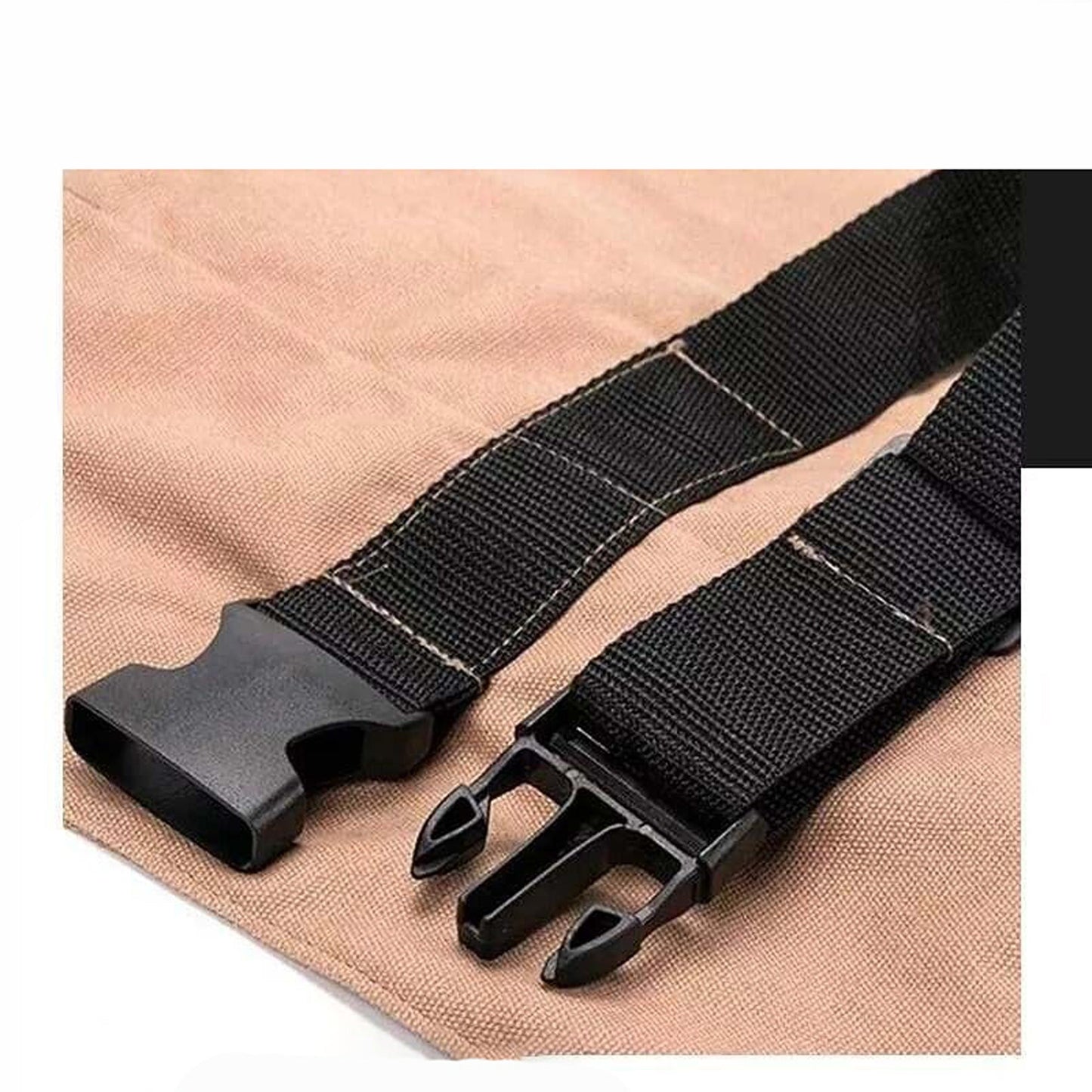 Super Big Canvas Tool Roll Large Organizer Bag for Wrench