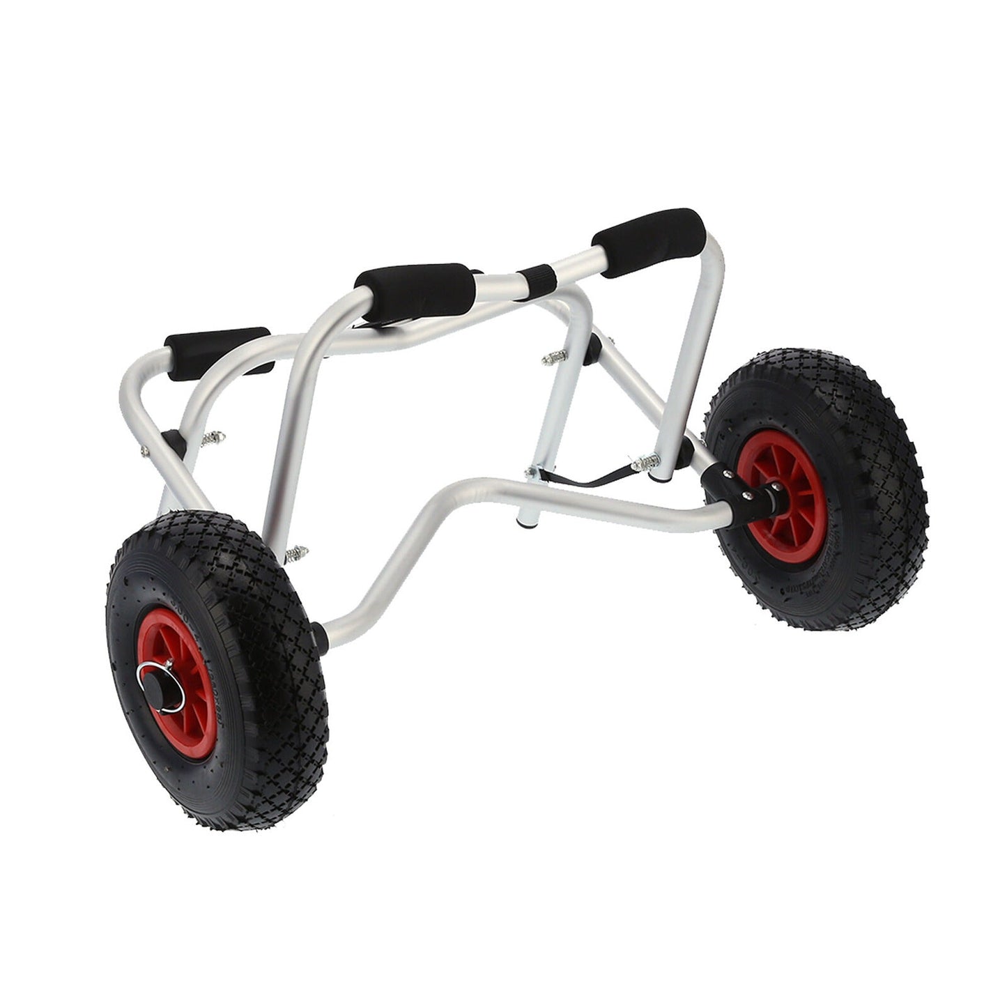 Aluminium Kayak Cart with Foldable Wheel Design Canoe Trolley With Strap