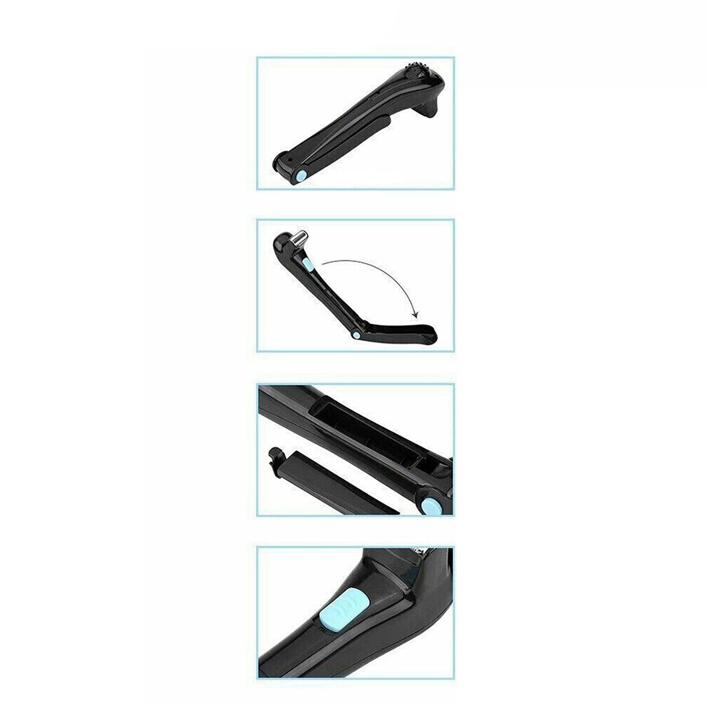 Professional Hair Back Shaver with Extendable Handle for Self Grooming