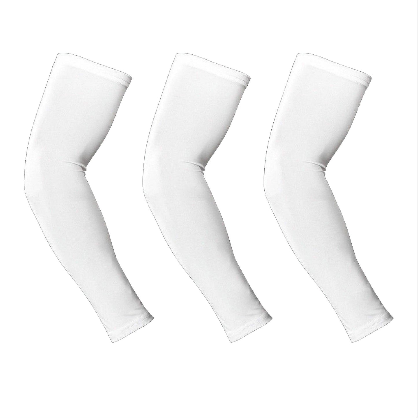 3 Pairs Sport Compression Arm Sleeves for Cooling and Protection