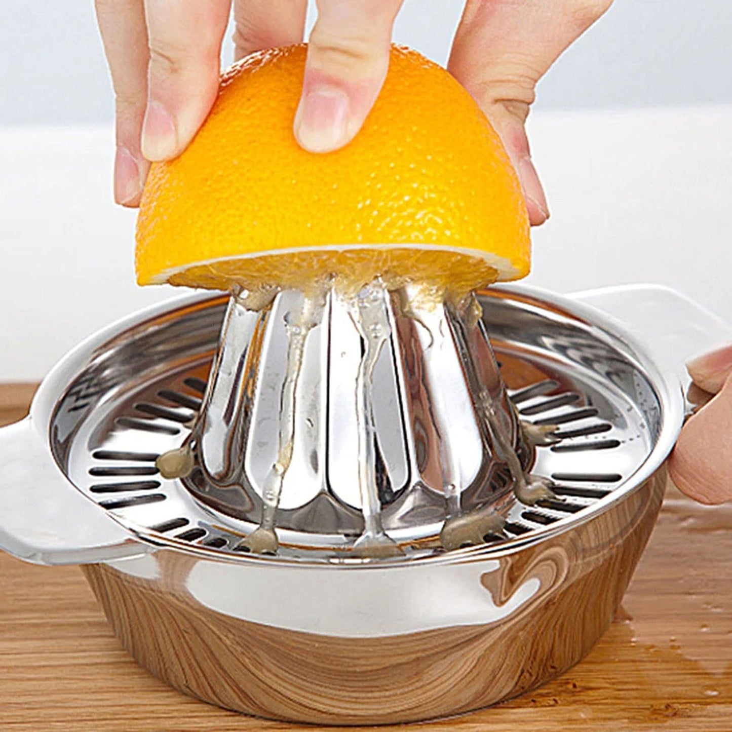 Manual Citrus Juicer Press Stainless Steel for Lemon Orange Fruit