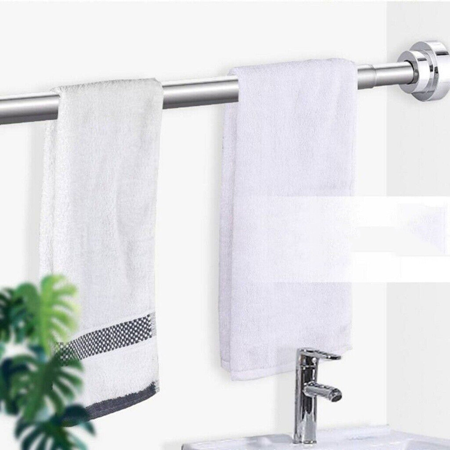 Adjustable Stainless Steel Shower Curtain Rod