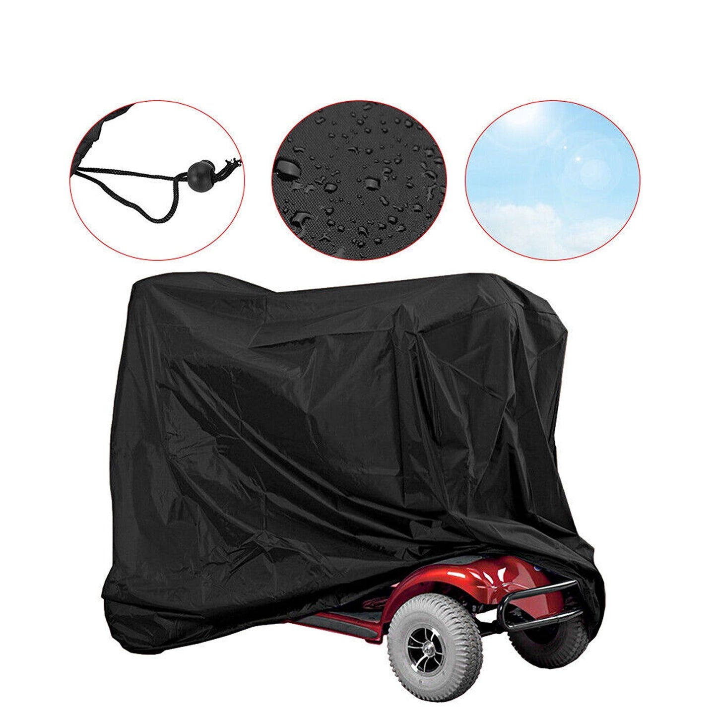 Waterproof Heavy Duty Wheelchair Storage Cover Rain Protection