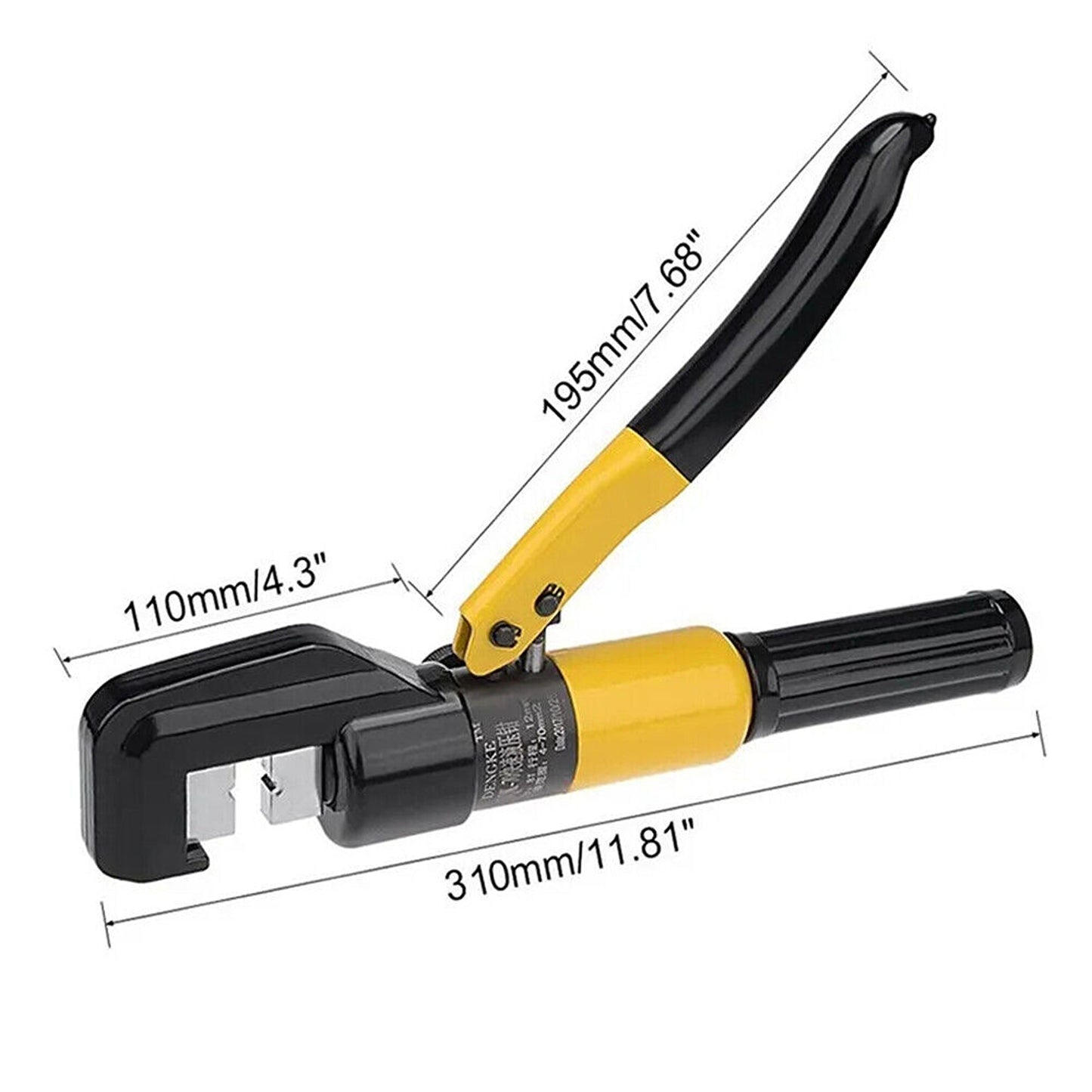 Hydraulic Crimper for Cable and Wire - 9 Dies 8 Ton