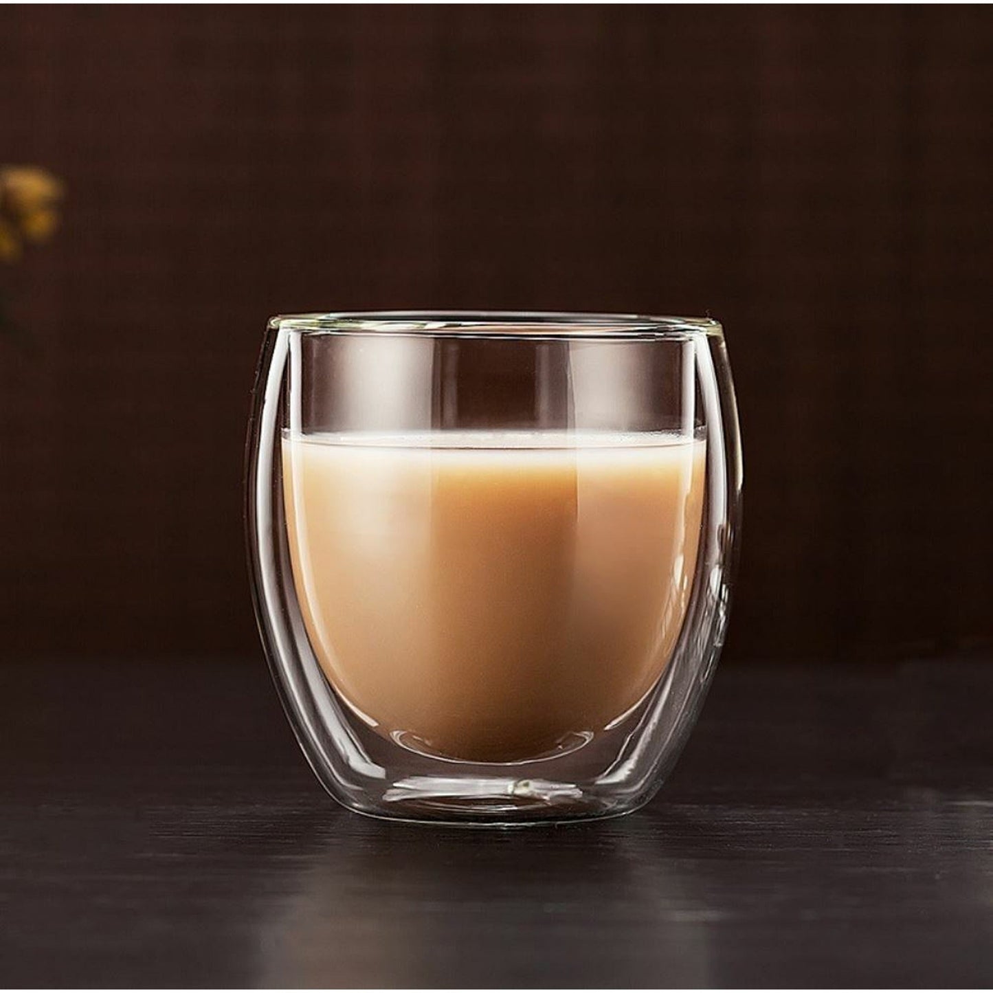 350ml Double Wall Insulated Glass Mugs for Coffee and Tea