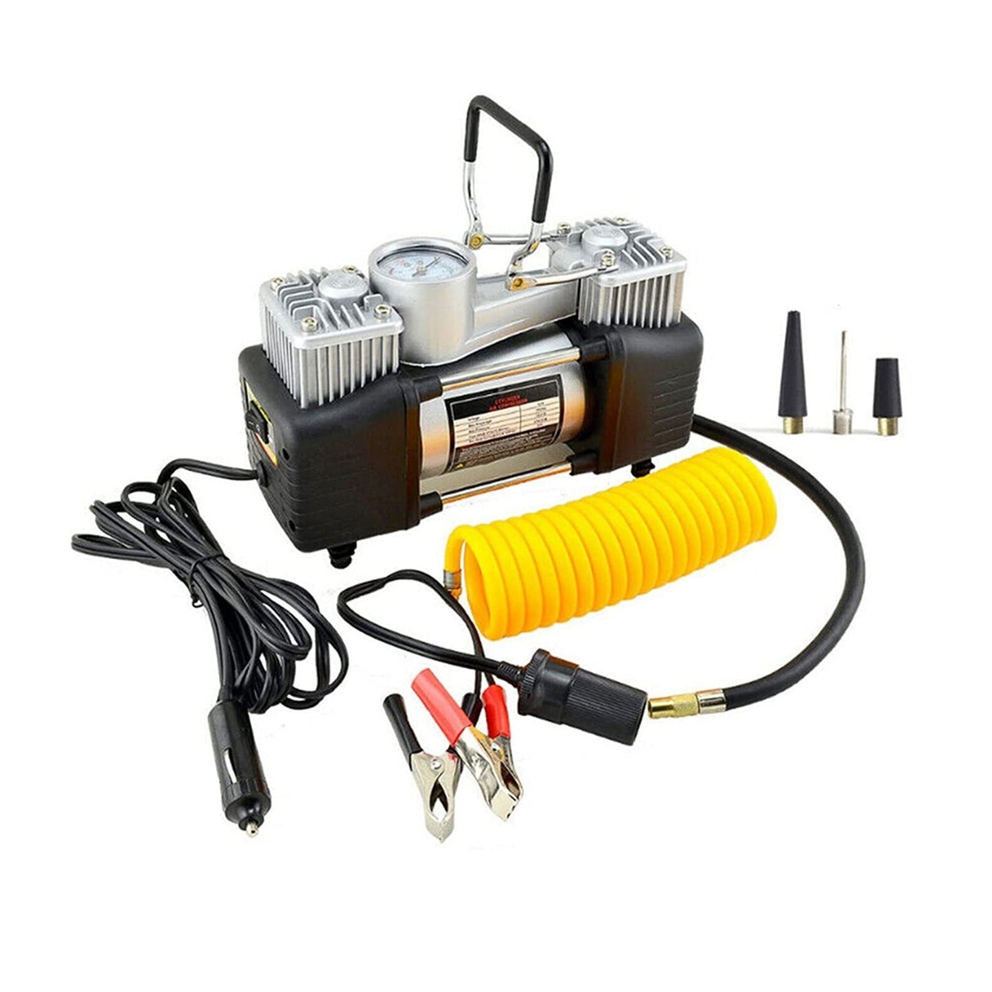 Heavy Duty Portable Air Compressor Auto Car Tire Tyre Inflator