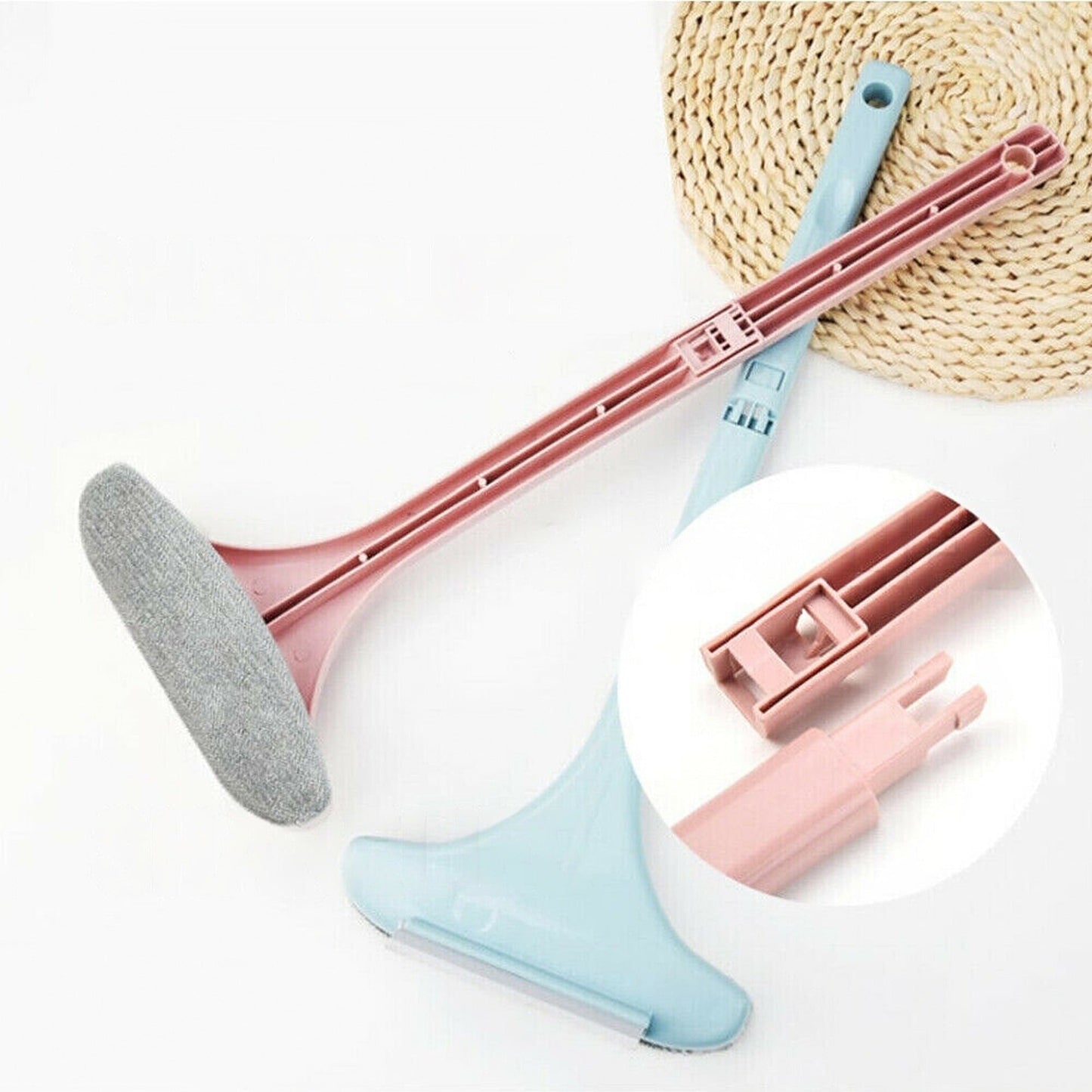 Innovative Double-Sided Glass Cleaning Brush Window Cleaner Tool