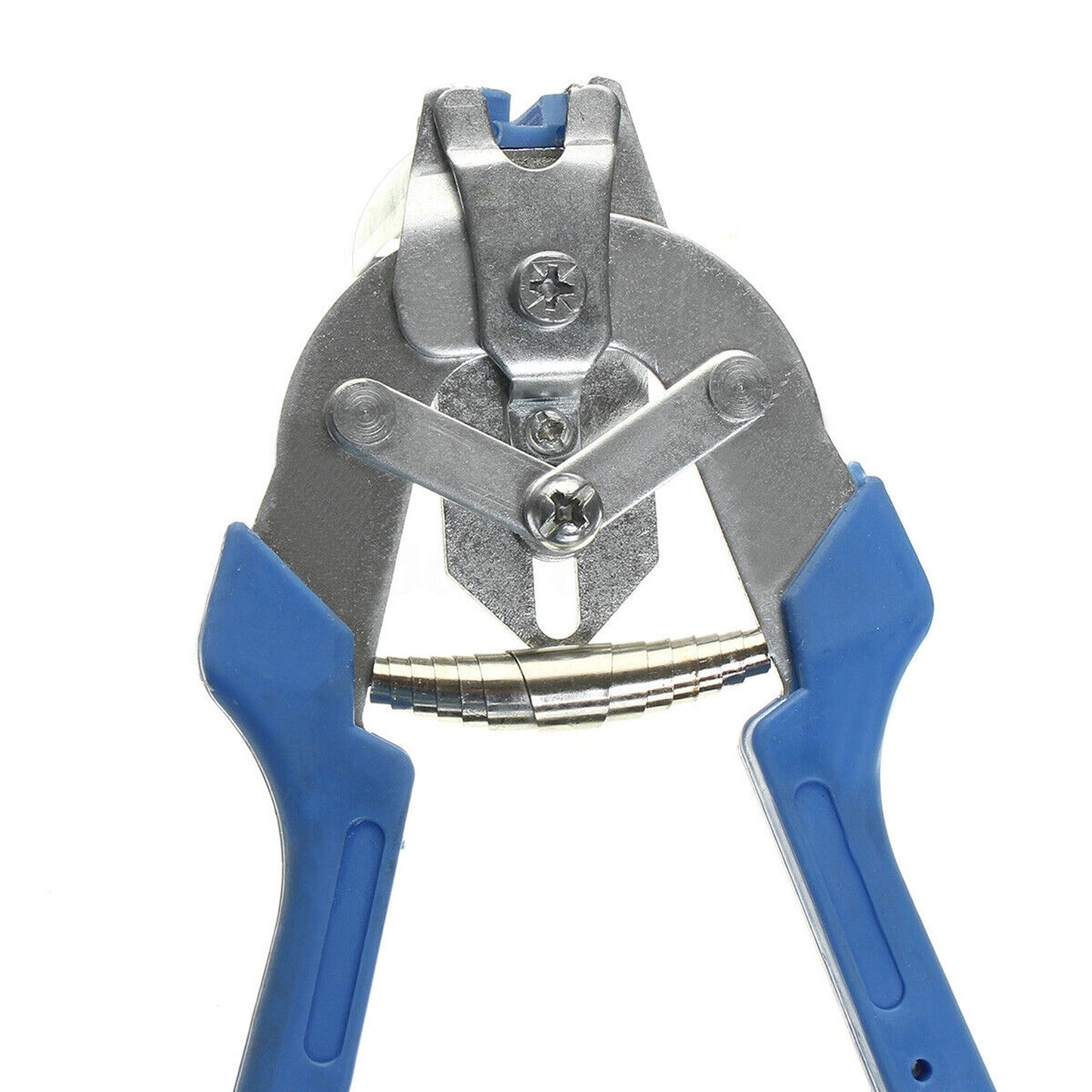 Fencing Hog Ring Plier Stapler Gun with 1200 Clips for Nailer Wire