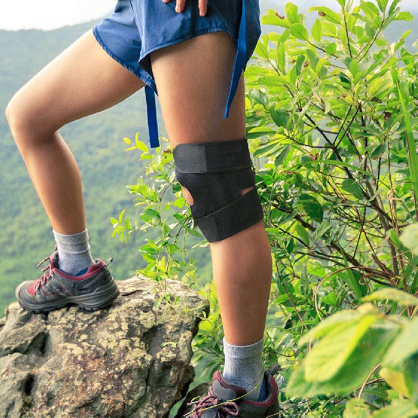 Adjustable Knee Brace for Arthritis Open Stabilizer Sports Support