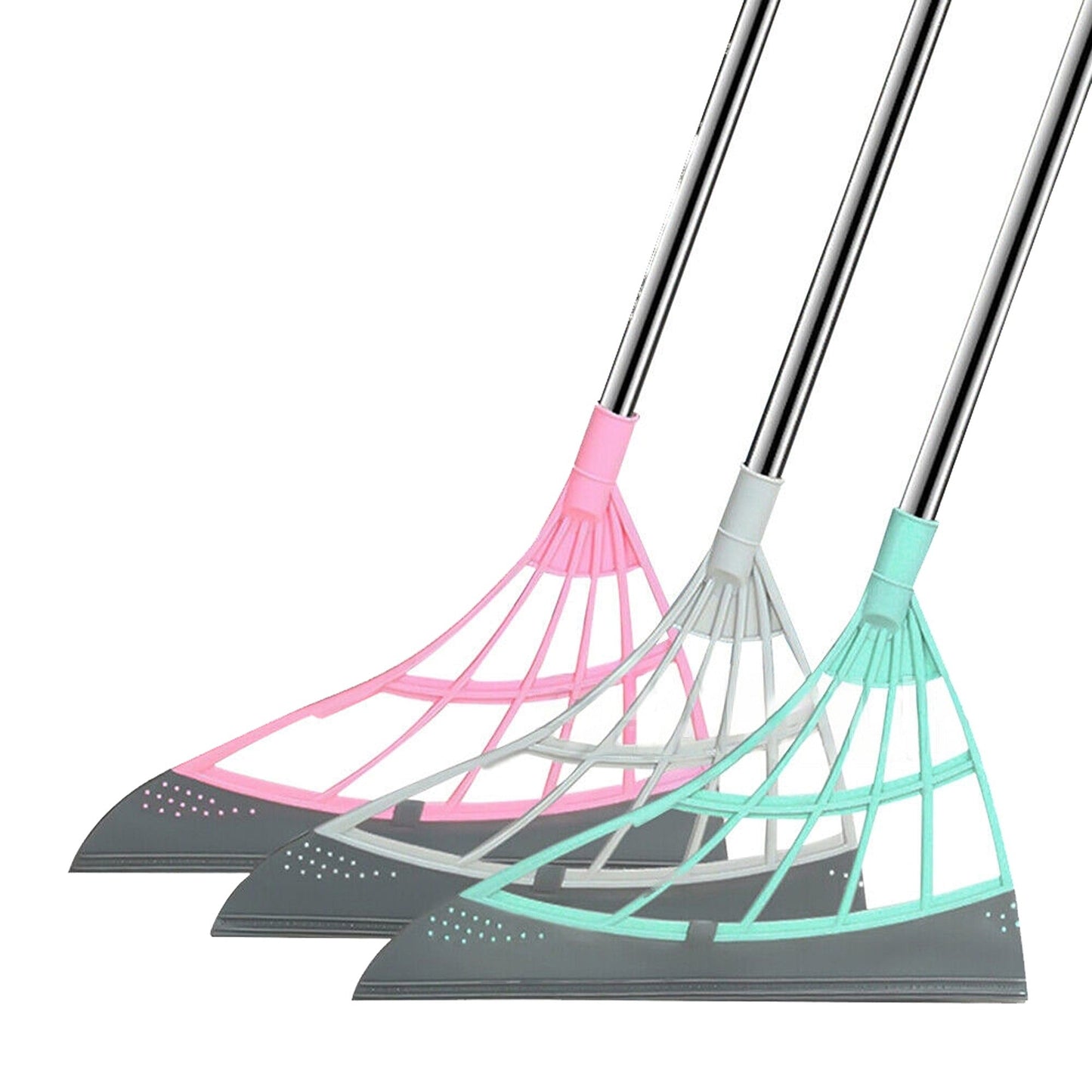 Adjustable Magic Rubber Floor Wiper Broom for Indoor Cleaning