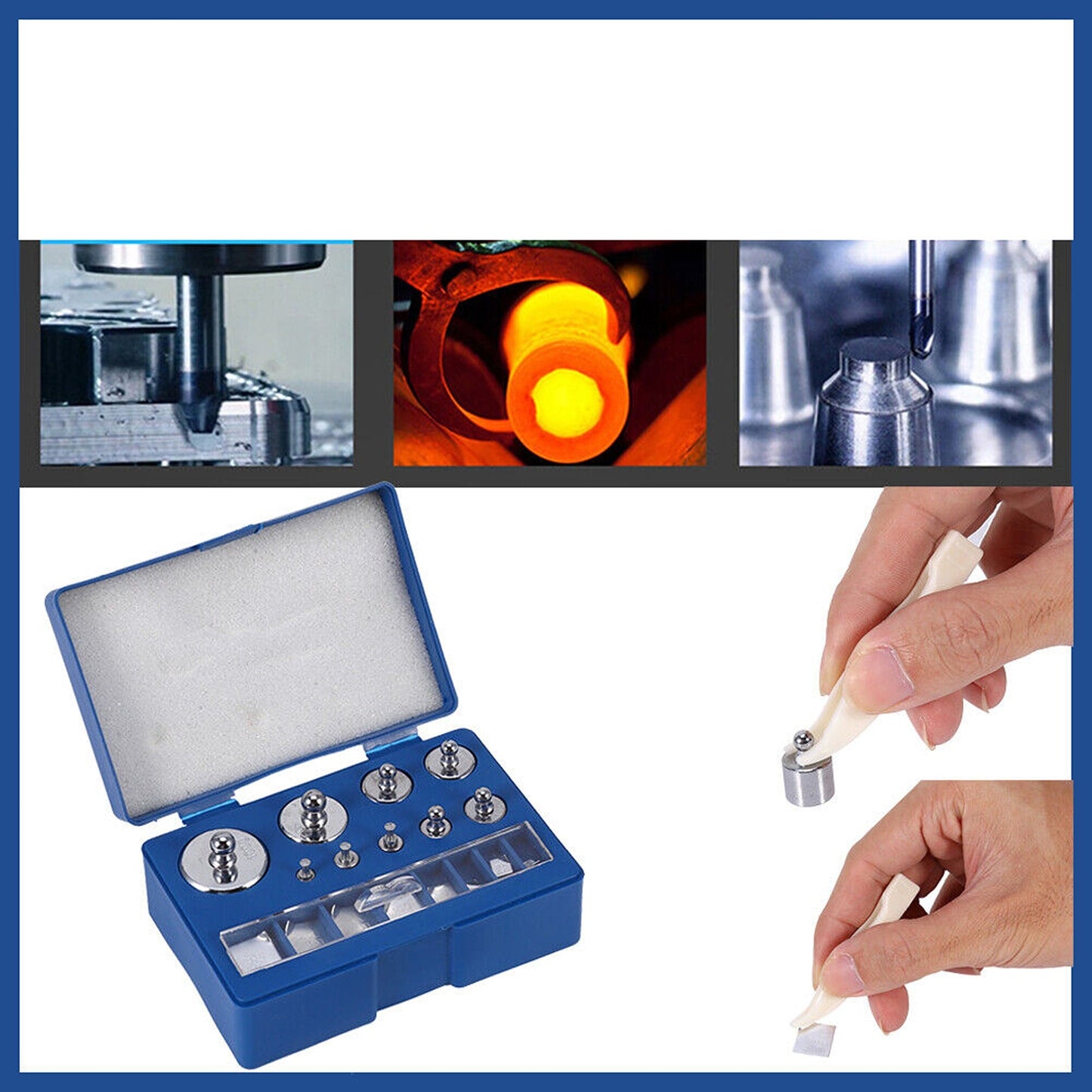 Precision Calibration Weights Set for Scales Multiple Sizes 1-500mg