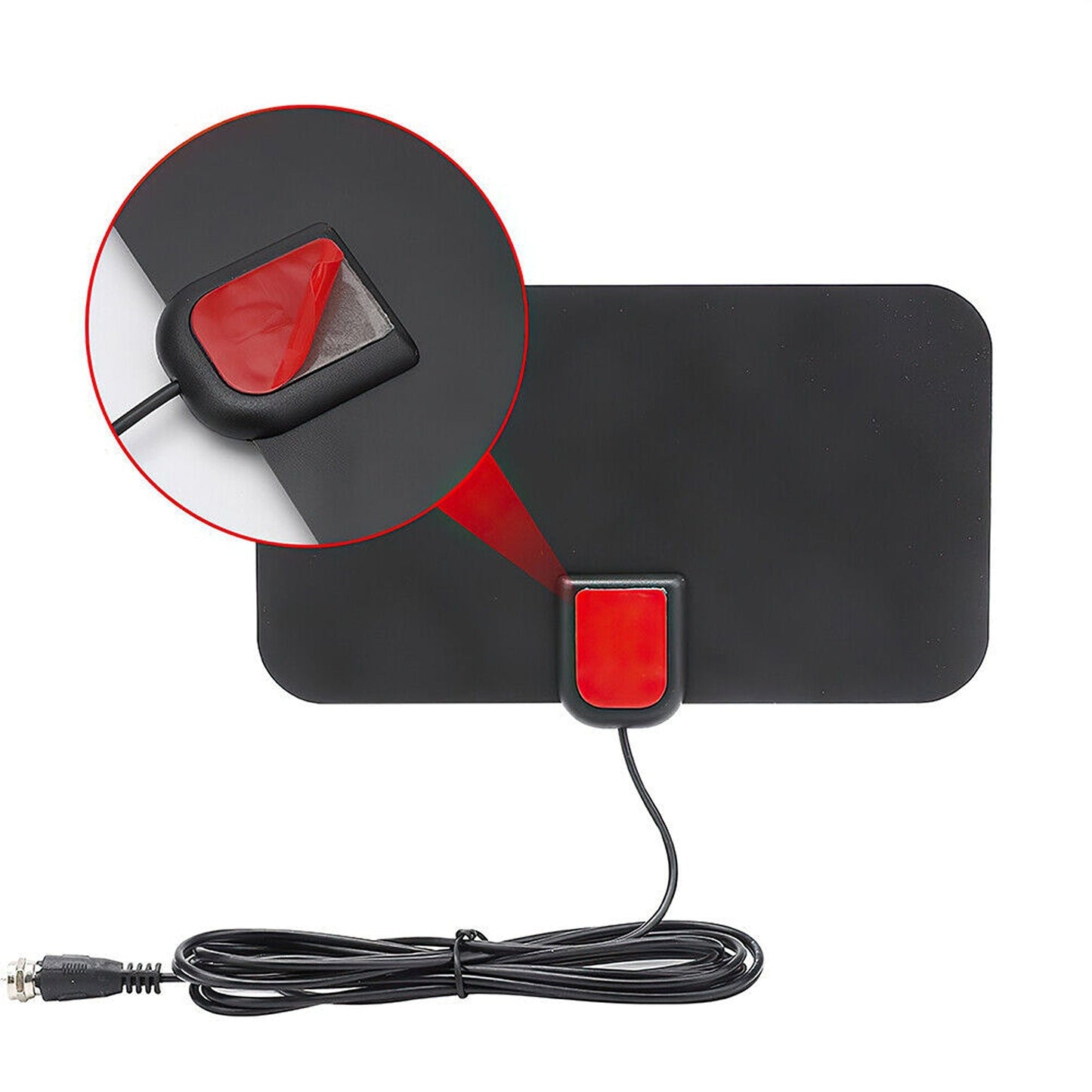 HDTV Indoor Outdoor Digital TV Antenna with 300 Miles Range Signal Booster