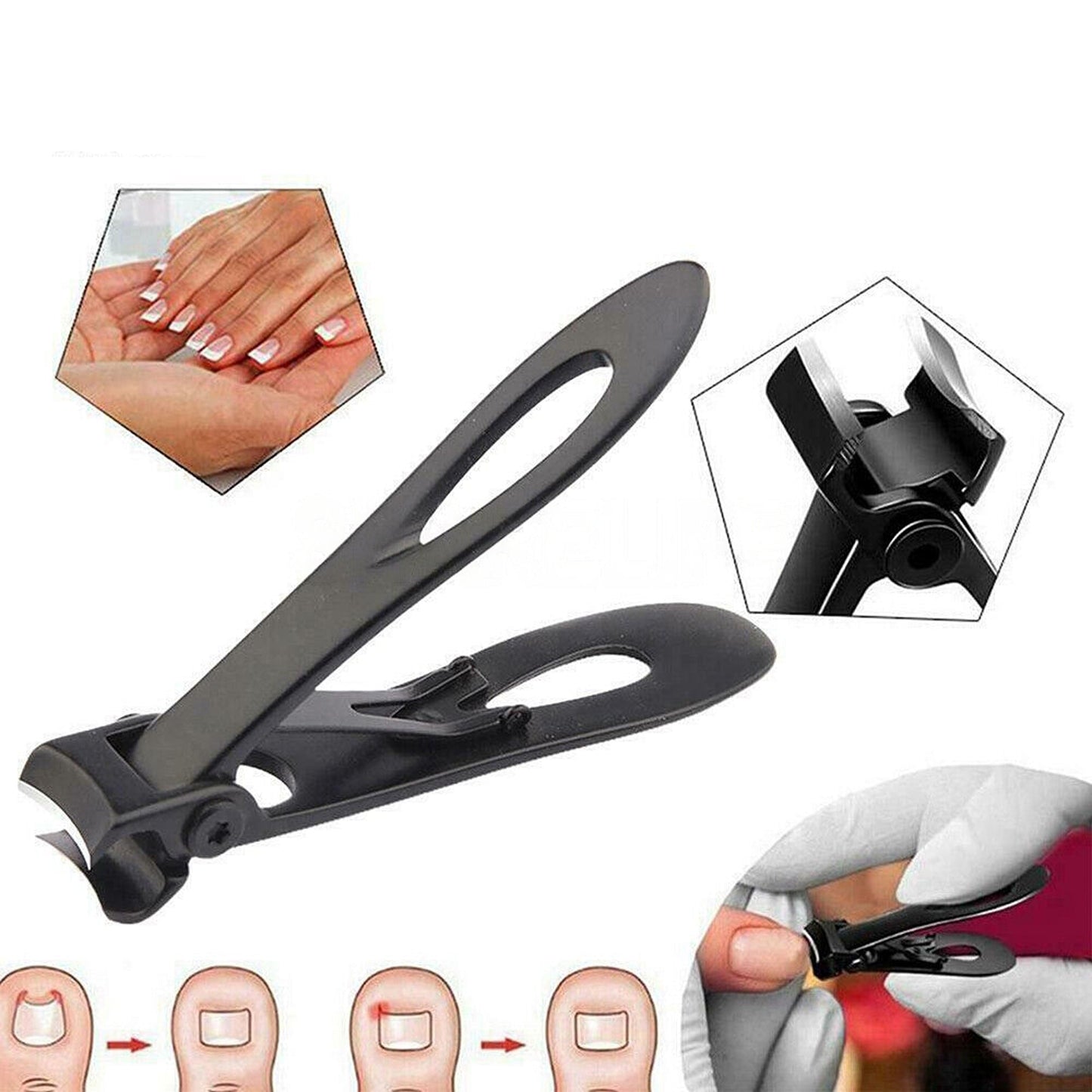 Podiatry Kit with Heavy-Duty Toe Nail Clippers for Thick Nails
