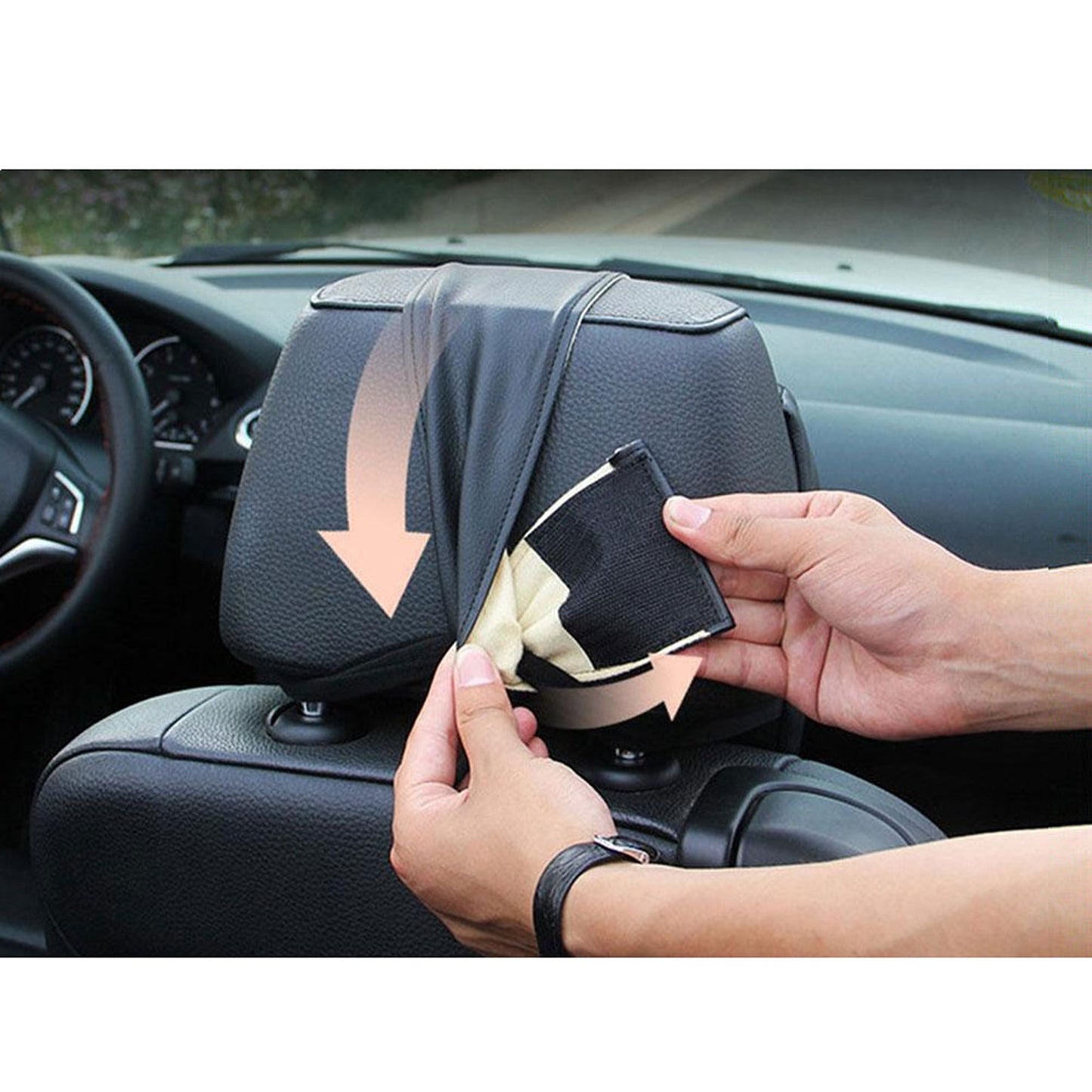 Memory Foam Car Seat Headrest Pad Neck Support Cushion for Comfort