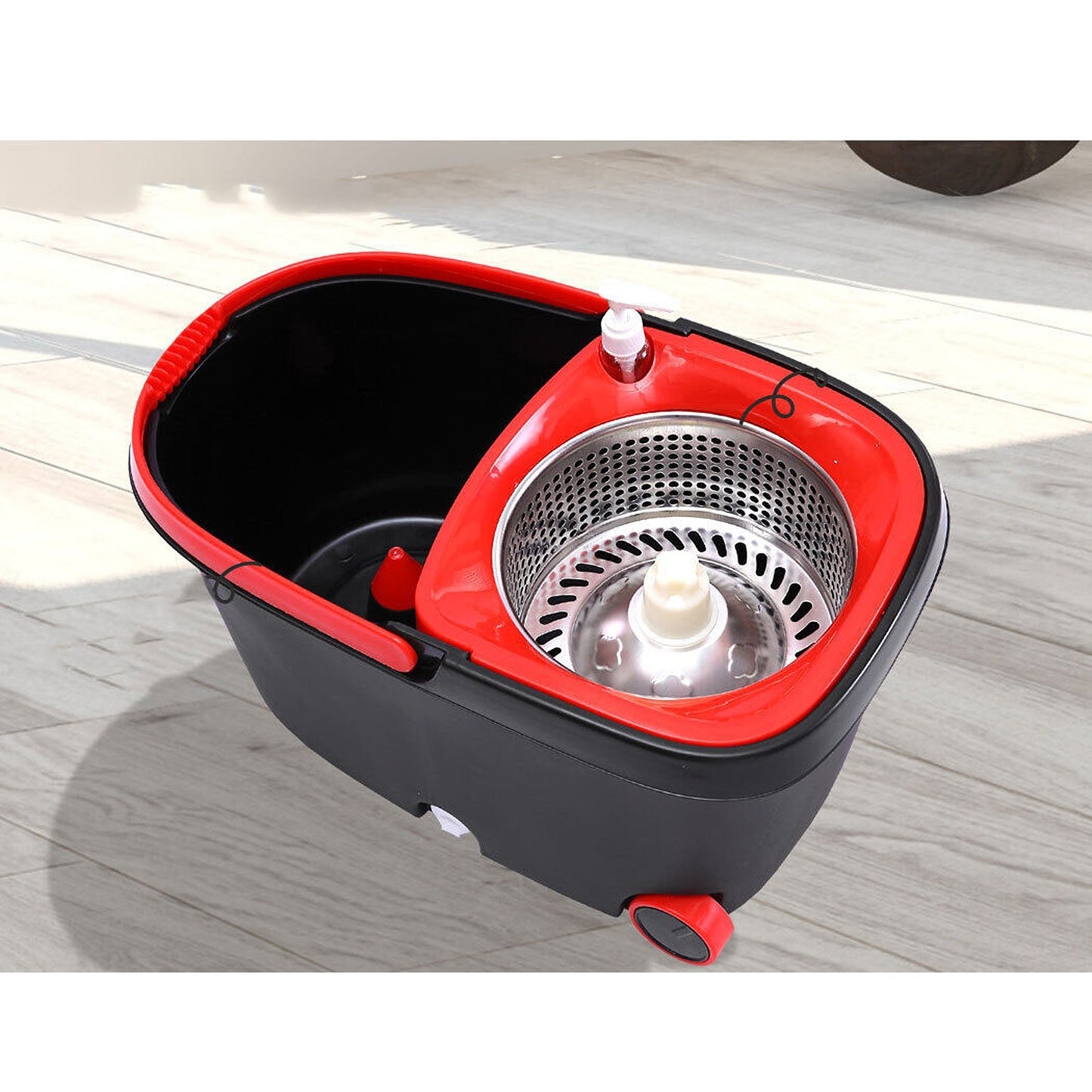 360 Degree Spin Mop Bucket Set with Microfiber Rotating Head