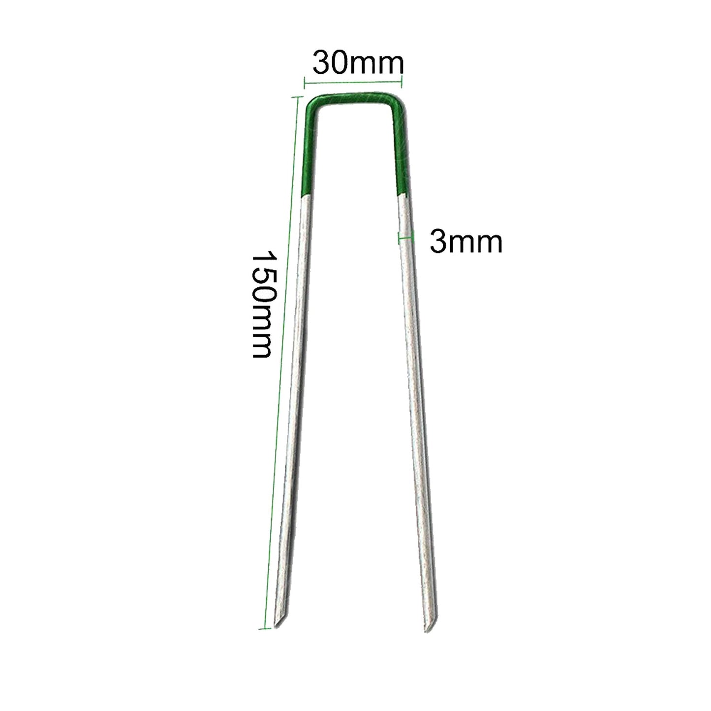 Synthetic Lawn Pegs U Pegs for Artificial Turf and Weed Mat Installation