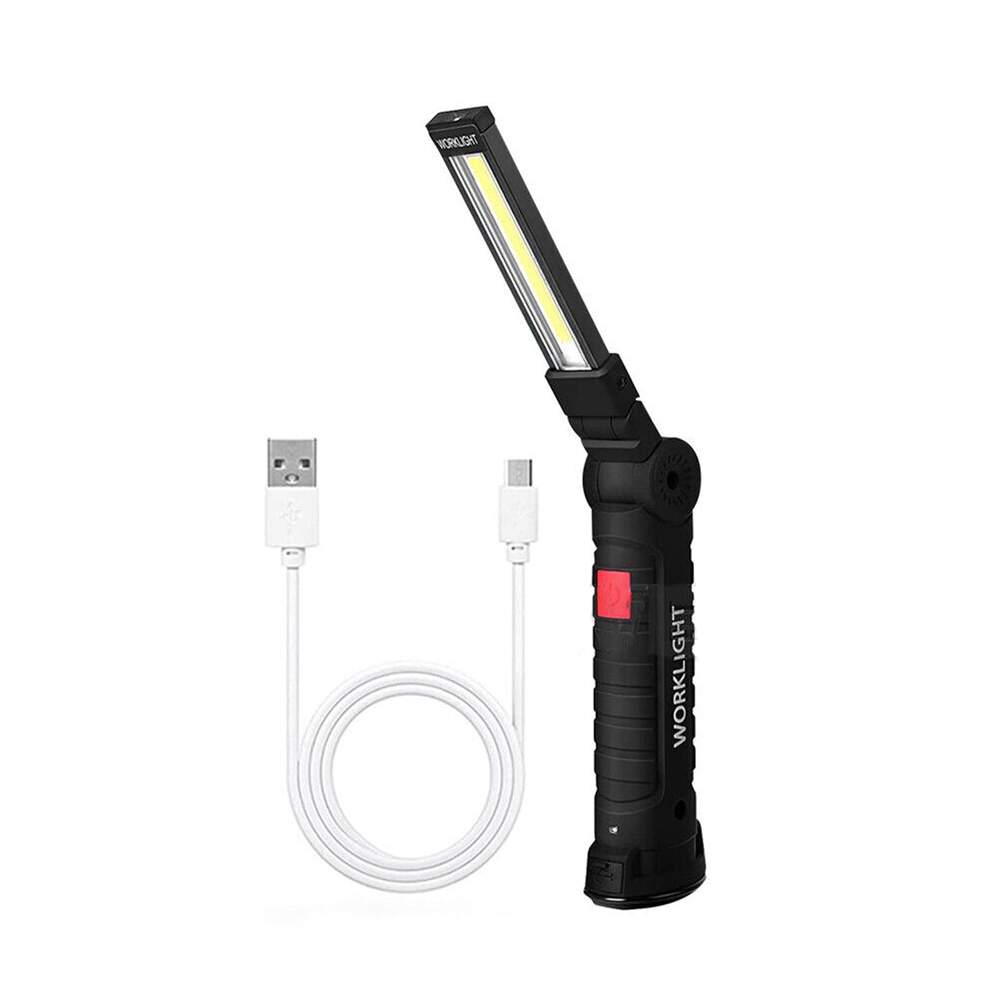 Work Light COB Inspection Flashlight Magnetic USB Rechargeable