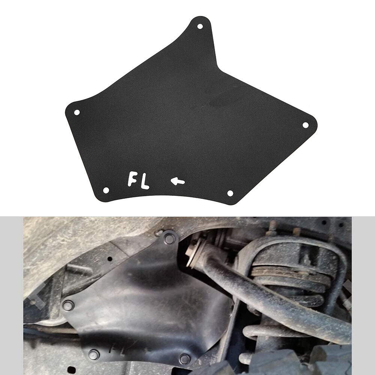 4pcs Mudflaps Splash Guard Set for Toyota Land Cruiser Prado 120 150 Series