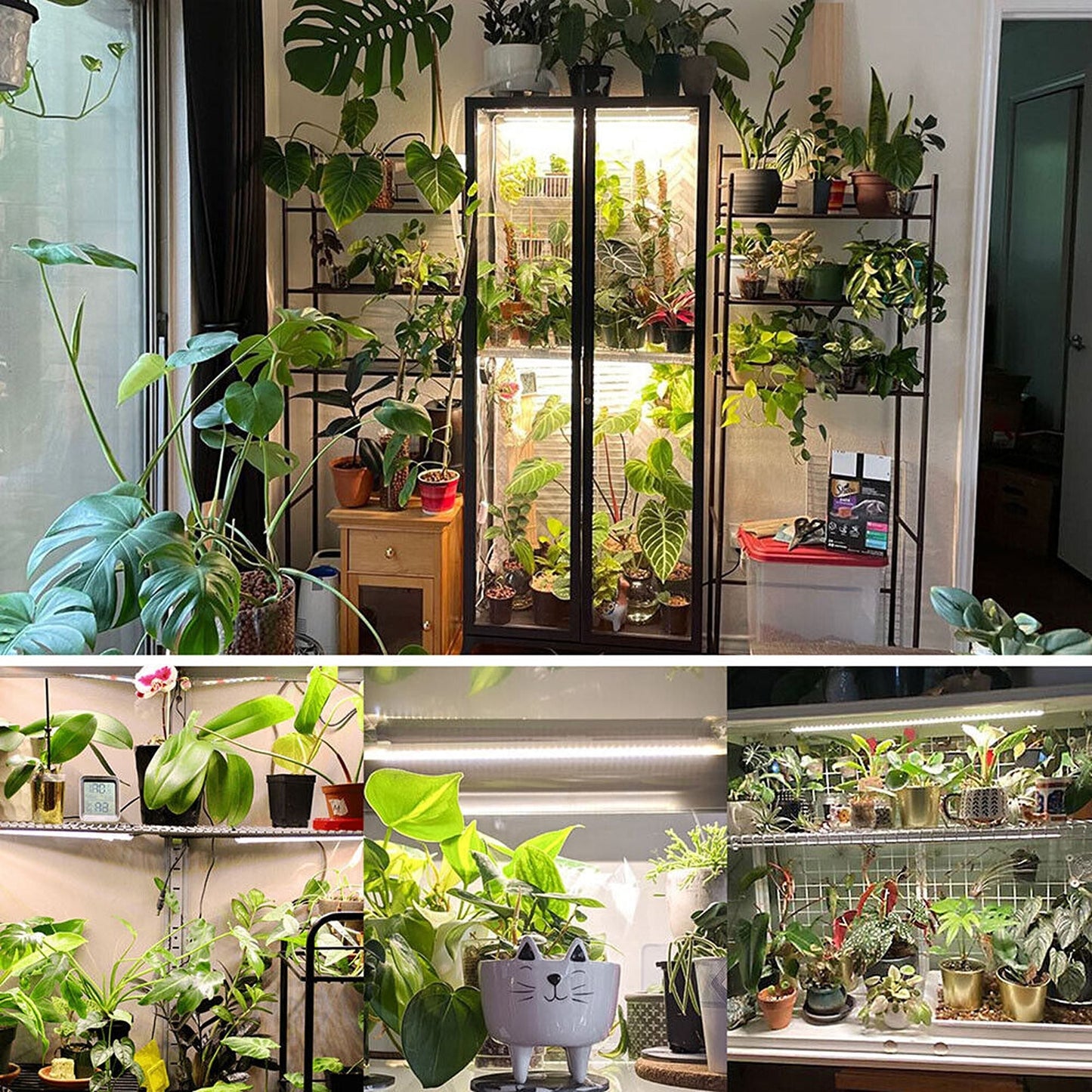 Grow Light Full Spectrum LED Indoor Plant Tube Lamp Strip