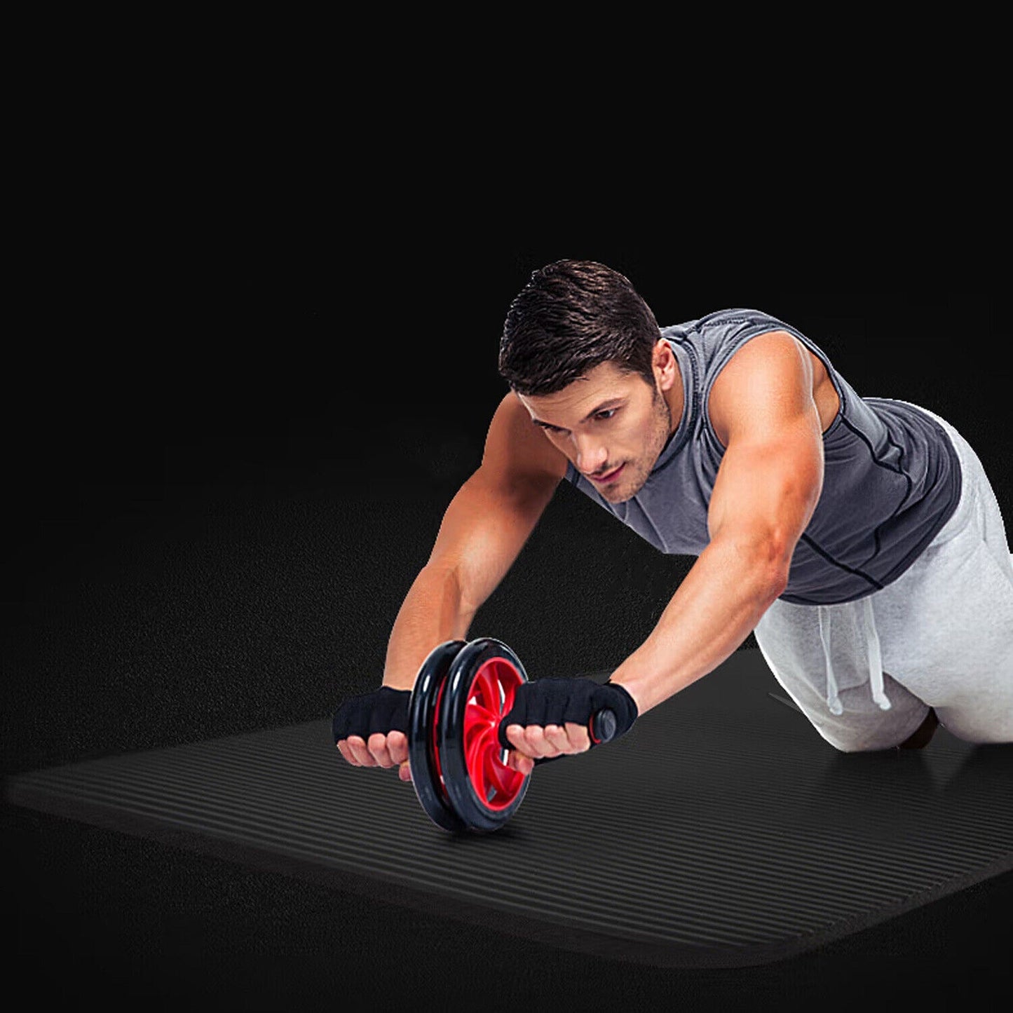 Dual Layer Non-Slip TPE Yoga Exercise Fitness Mat