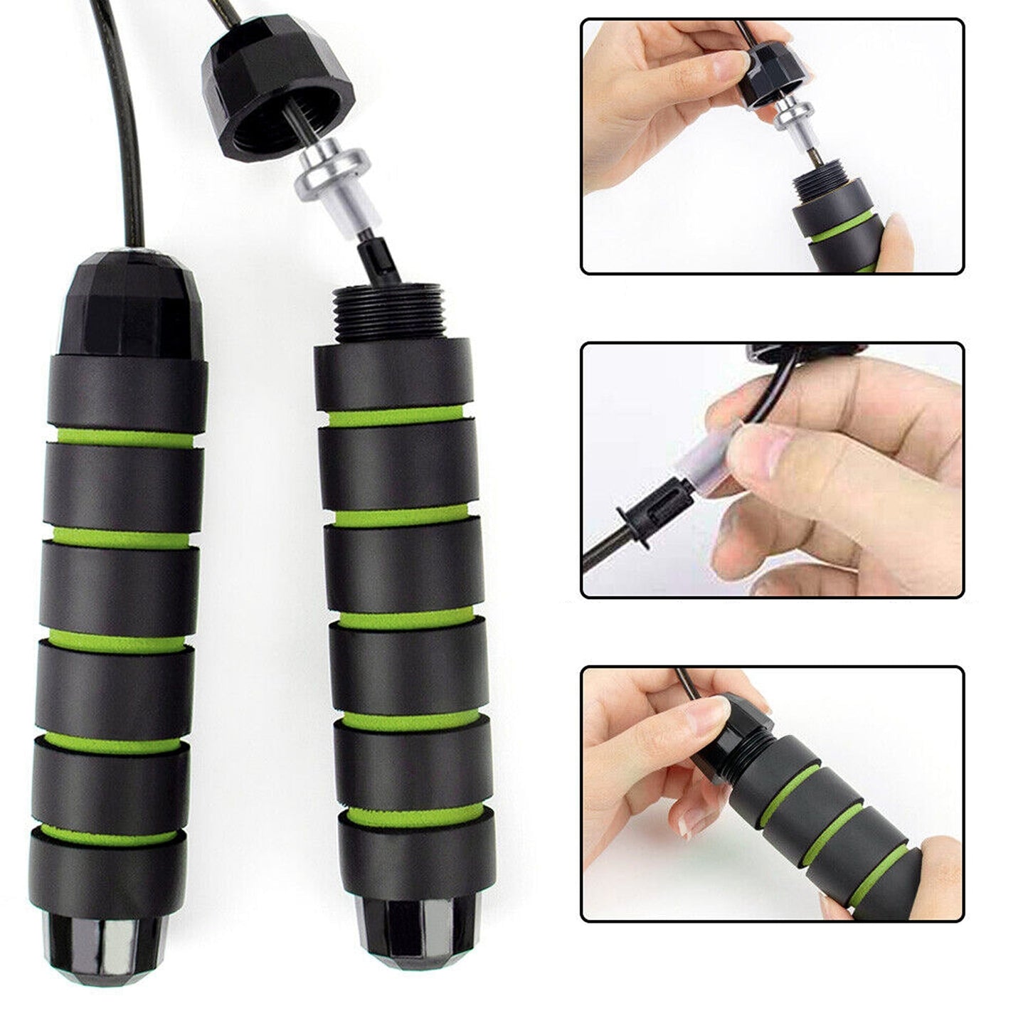 Jump Rope with Adjustable Length for Fitness and Boxing