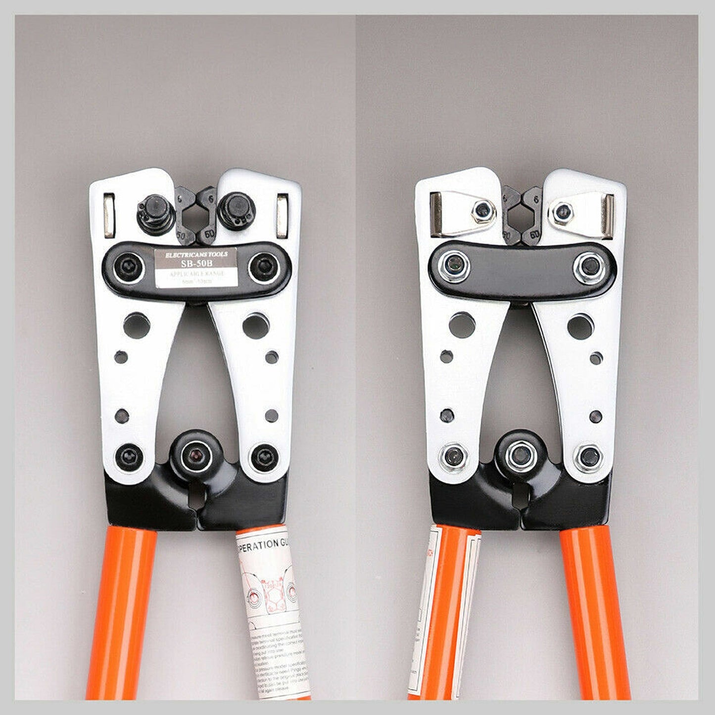 Heavy Duty Wire Cable Crimper Manual Crimping Hand Tool for Battery Lugs