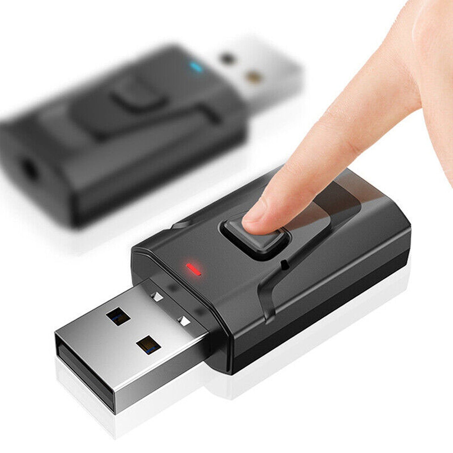 2-in-1 USB Bluetooth 5.0 Audio Transmitter and Receiver for TV and Speaker