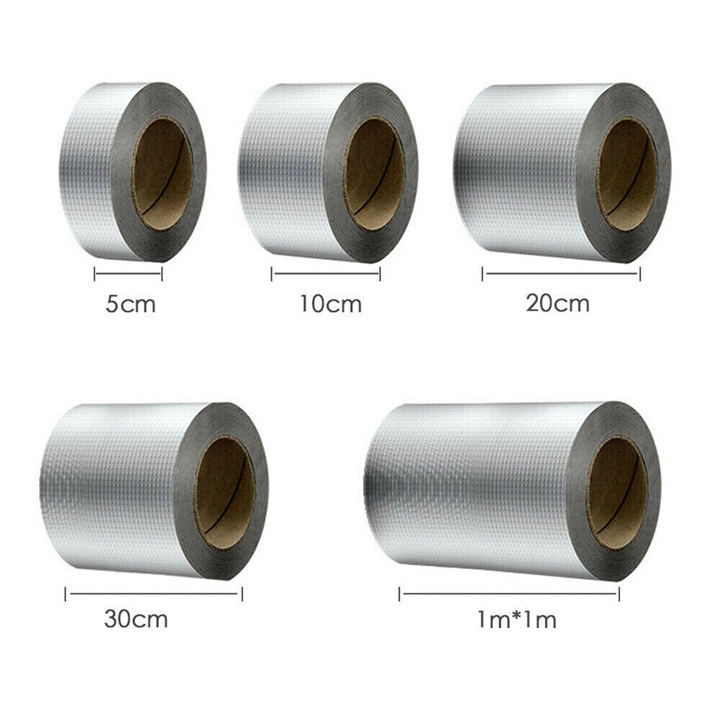 Strong Adhesive Aluminium Foil Tape Waterproof Sealing for Duct Repairs