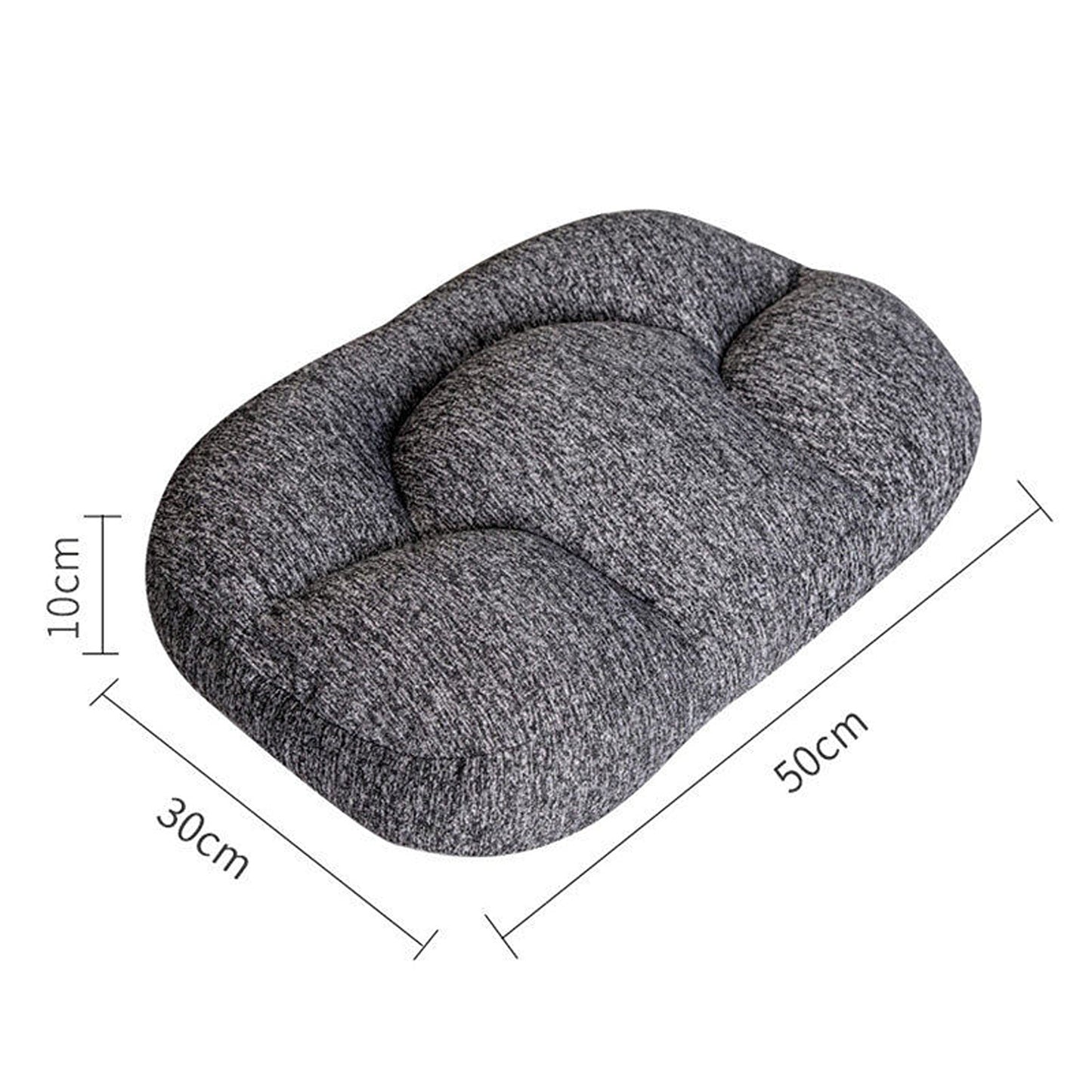 3D Memory Foam Egg Cloud Assist Pillow for Breathable Sleep