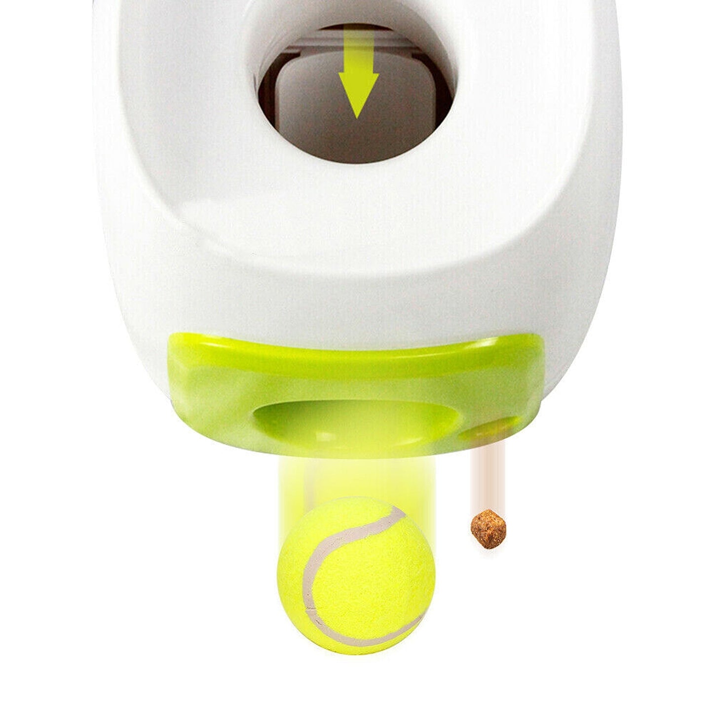 Interactive Tennis Ball Machine for Dogs Automatic Pet Training with Snack Dispenser