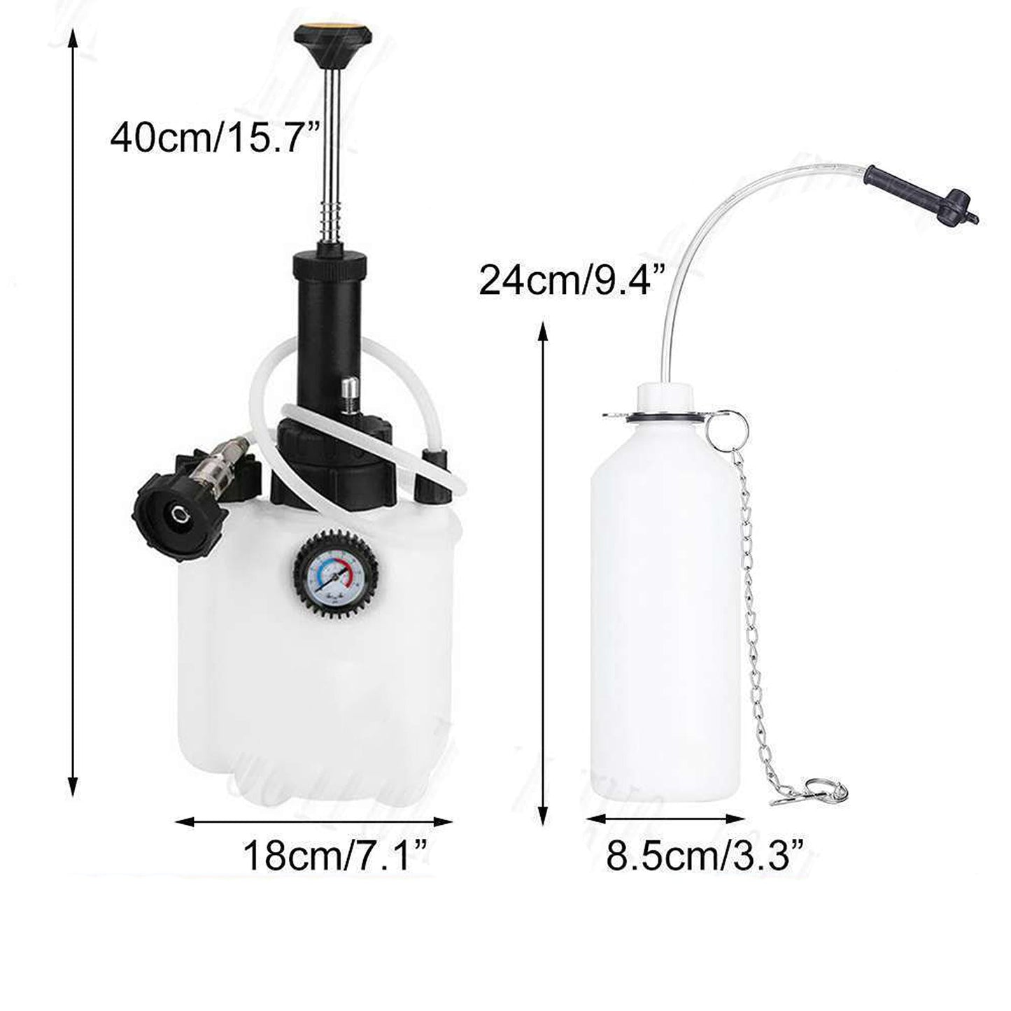 3L Power Brake and Clutch Bleeder System with Fluid Bleeder Tool