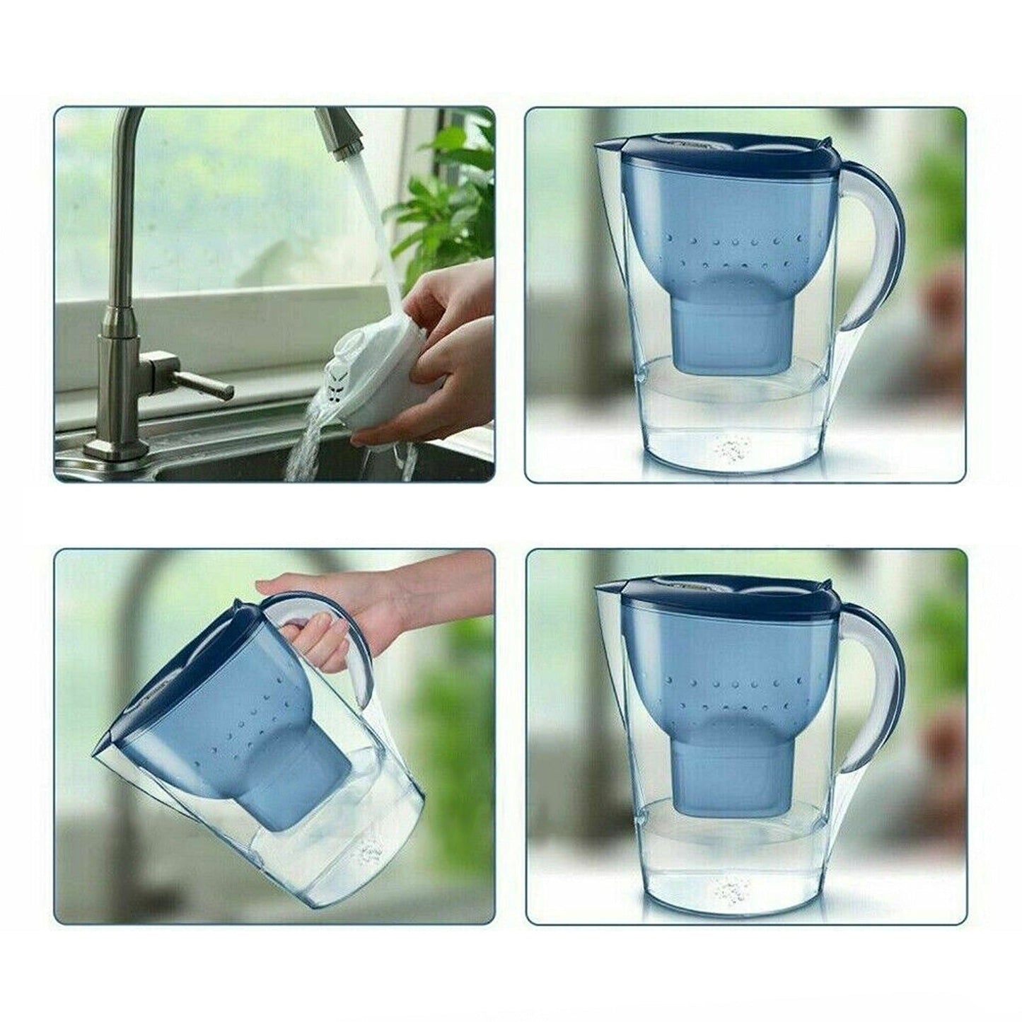 Water Filter Jug Cartridges Replacement Refills for BRITA Maxtra Plus