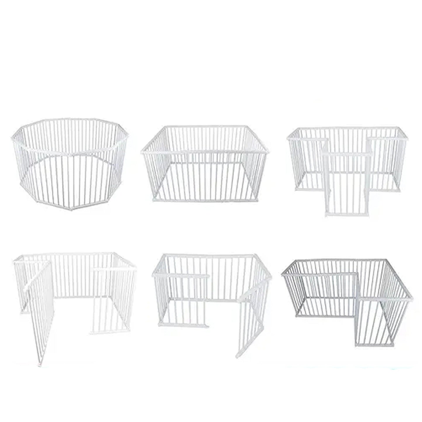 Portable Dog Playpen with Foldable Exercise Panels for Puppy Play and Fencing
