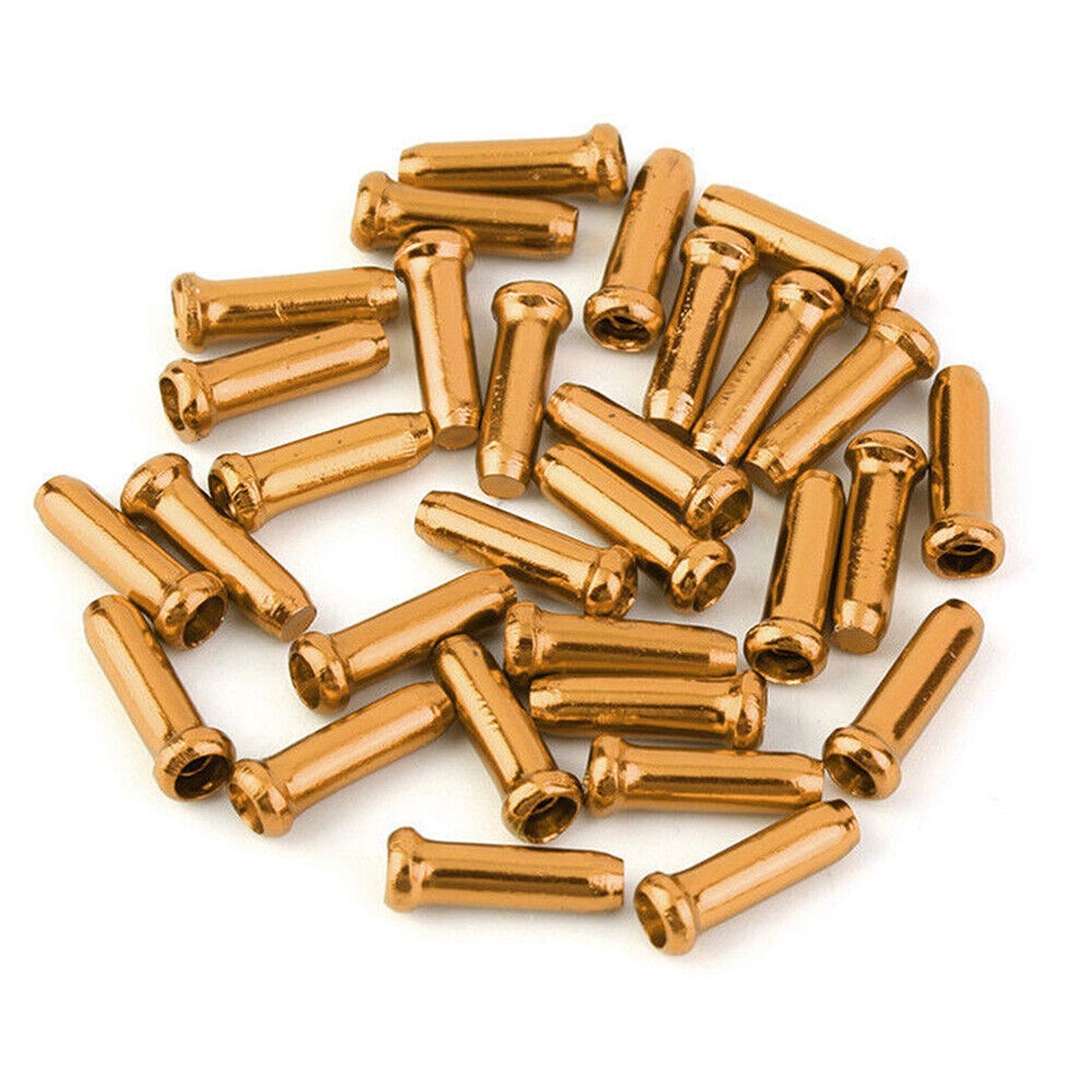 12pcs Alloy Crimp Ferrules for MTB Road Bike Brake Cables