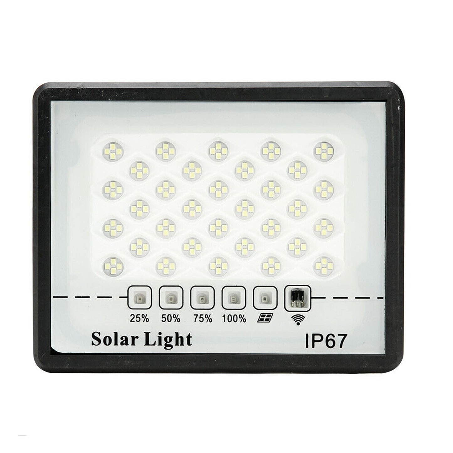 128 LED Motion Sensor Solar Street Light with Remote Control