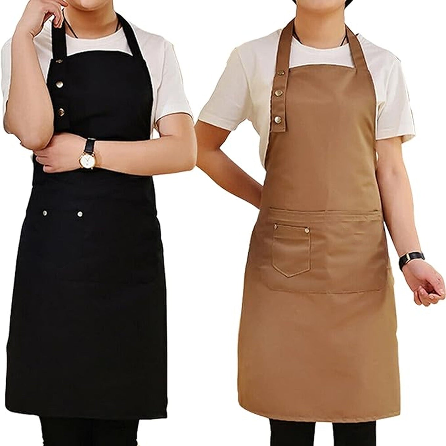 Adjustable Canvas Apron Waterproof Chef and Waiter Kitchen Wear