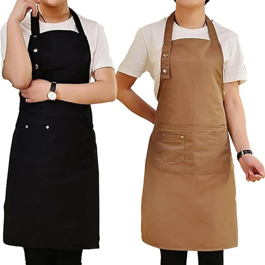Adjustable Canvas Apron Waterproof Chef and Waiter Kitchen Wear