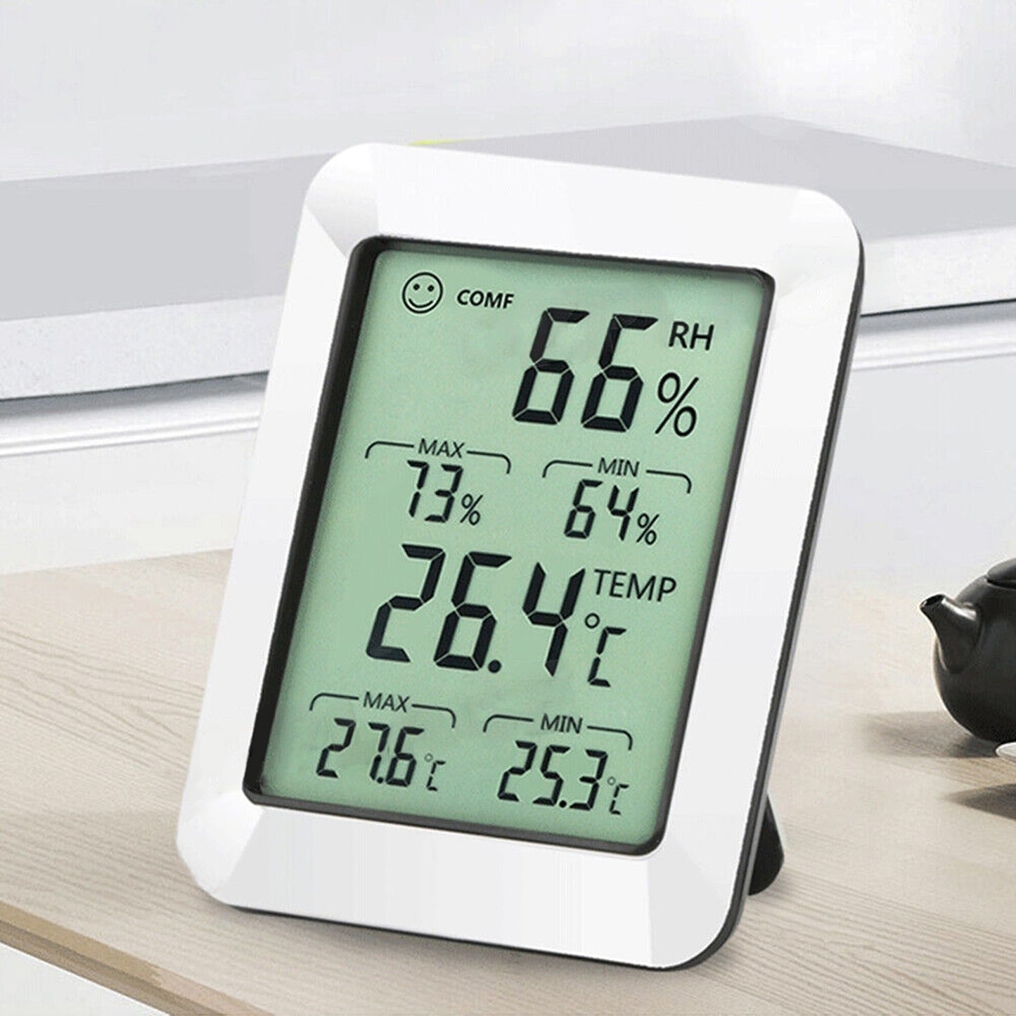 Indoor Outdoor Digital Thermometer Room Temperature Humidity Meter
