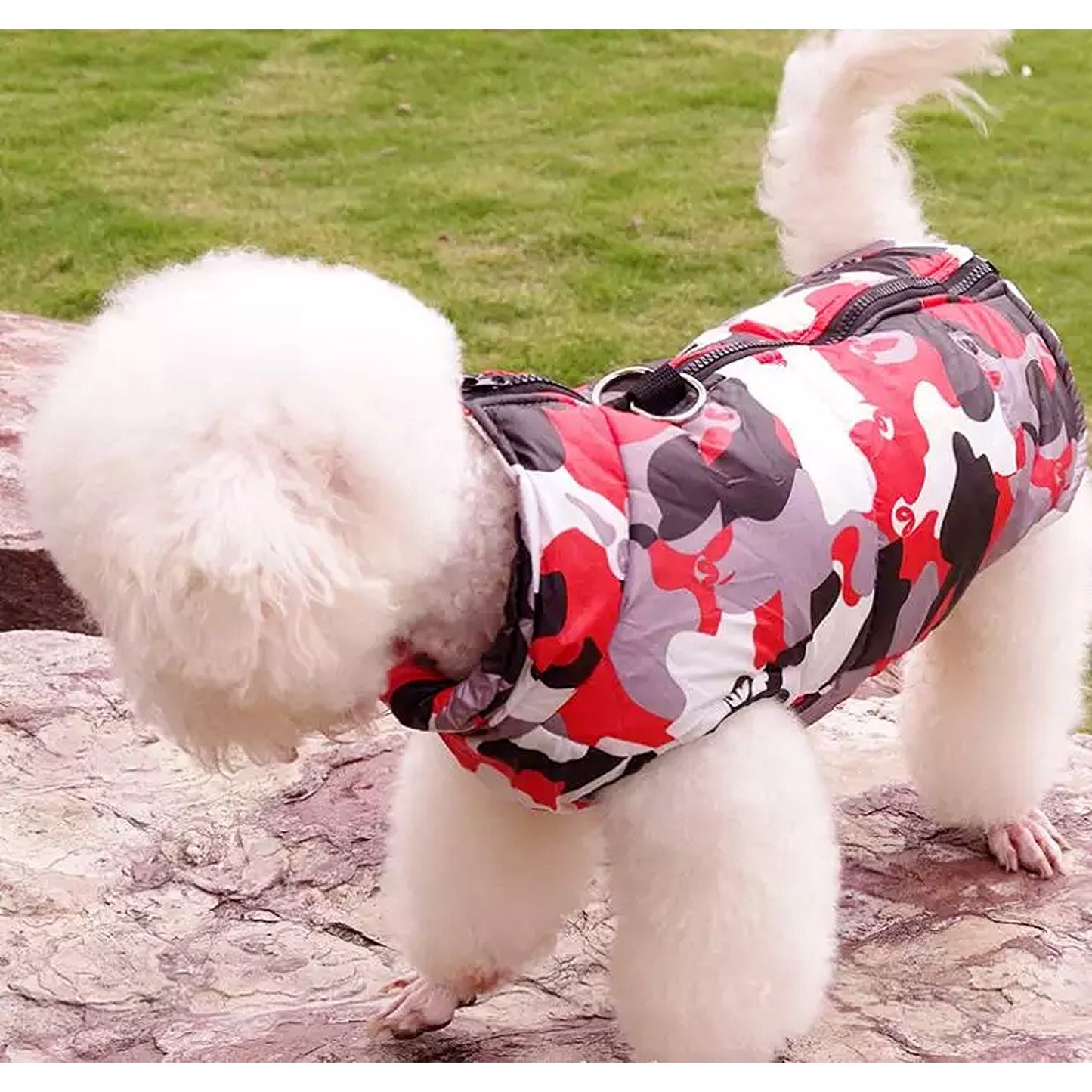 Winter Coat for Large Dogs Waterproof Padded Pet Clothes Windbreaker Vest